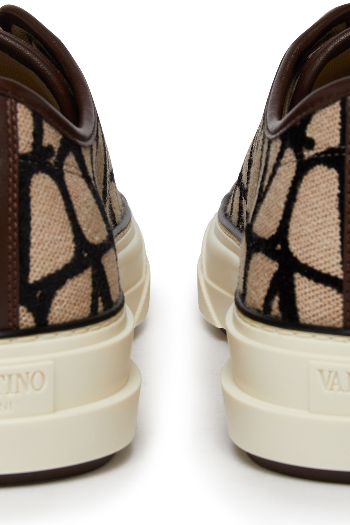 VALENTINO GARAVANI Iconographic fabric sneakers