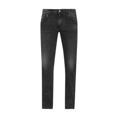 Dolce & Gabbana Gray wash skinny stretch jeans