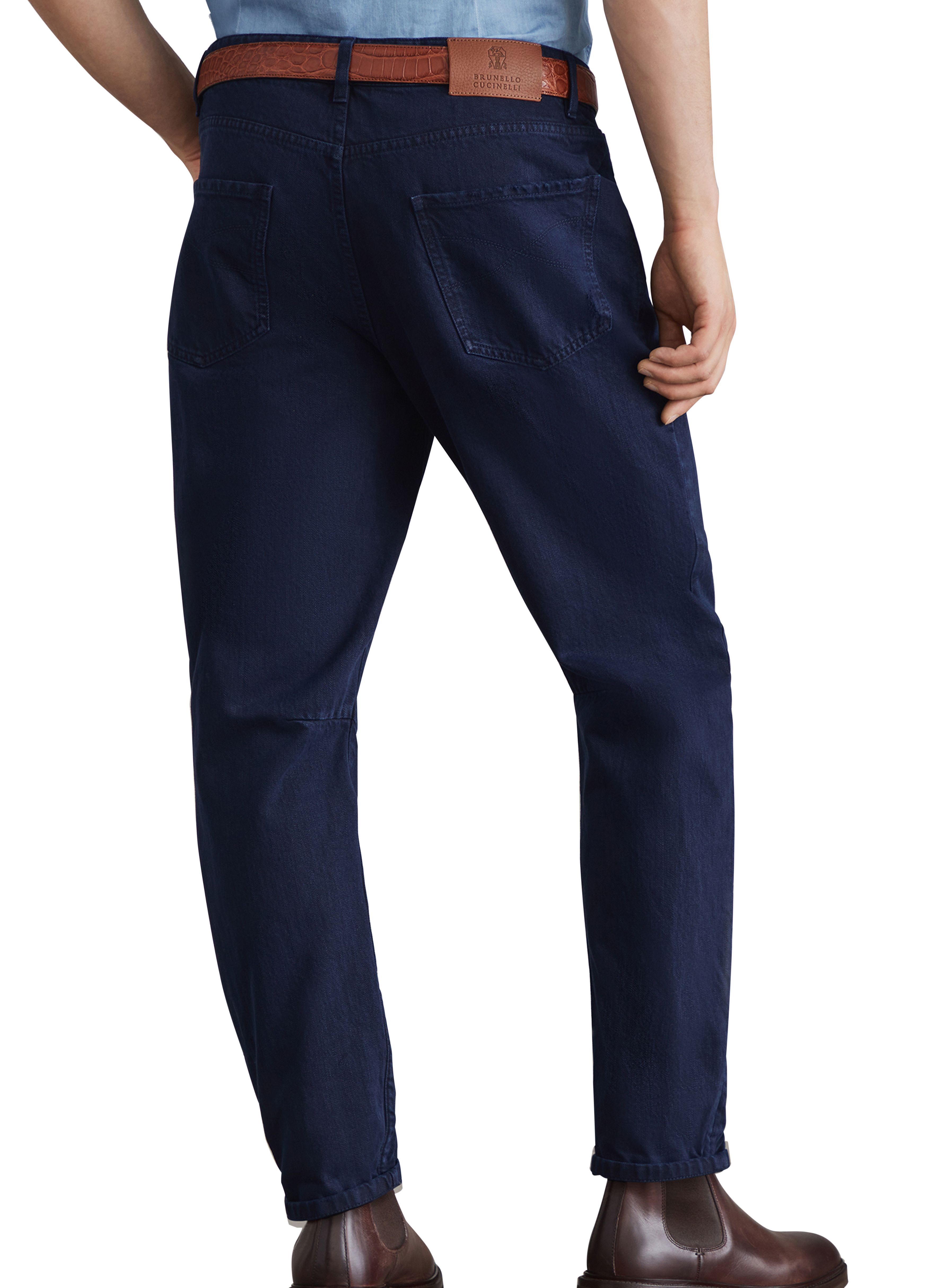 Brunello Cucinelli Denim trousers with rips