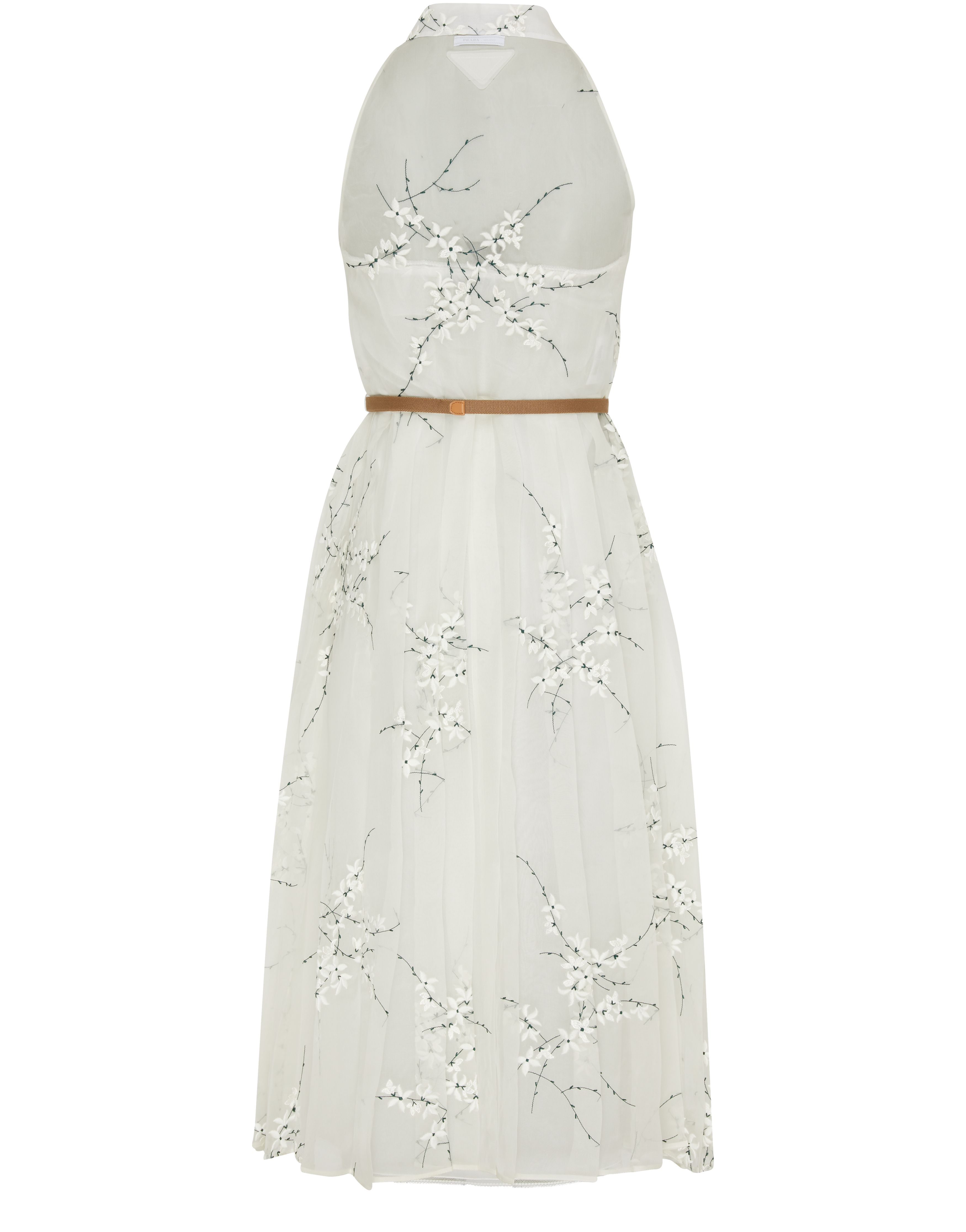 Prada Embroidered organza dress