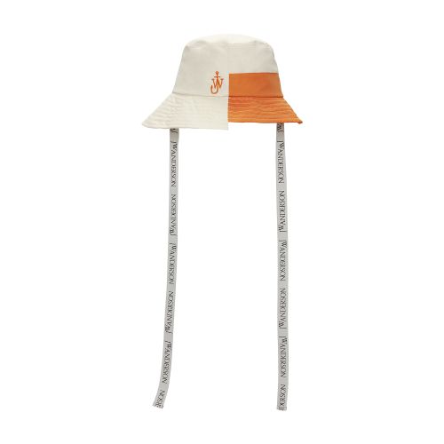  Asymmetric colourblock bucket hat