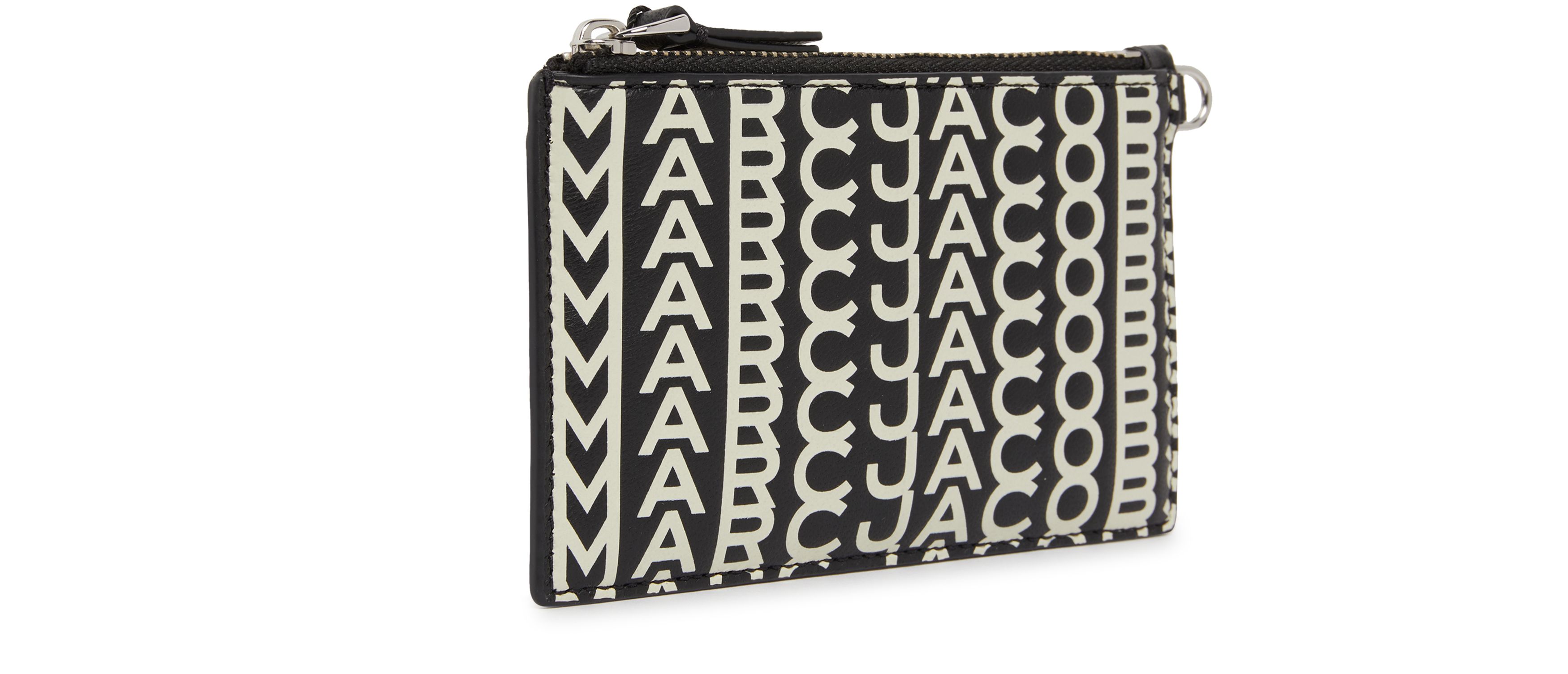 Marc Jacobs The Monogram Leather Top Zip Wristlet