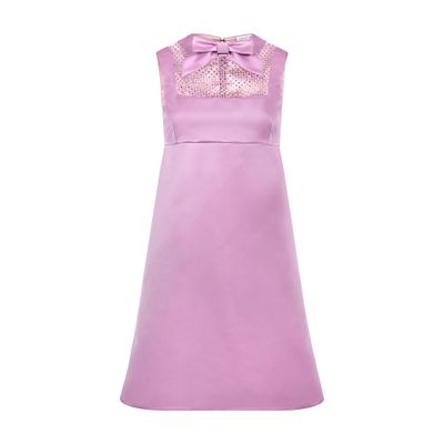 Nina Ricci Satin trapeze dress