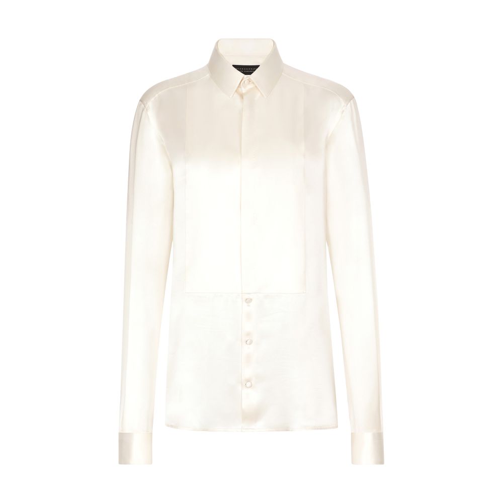 Dolce & Gabbana Silk shirt with shirt front