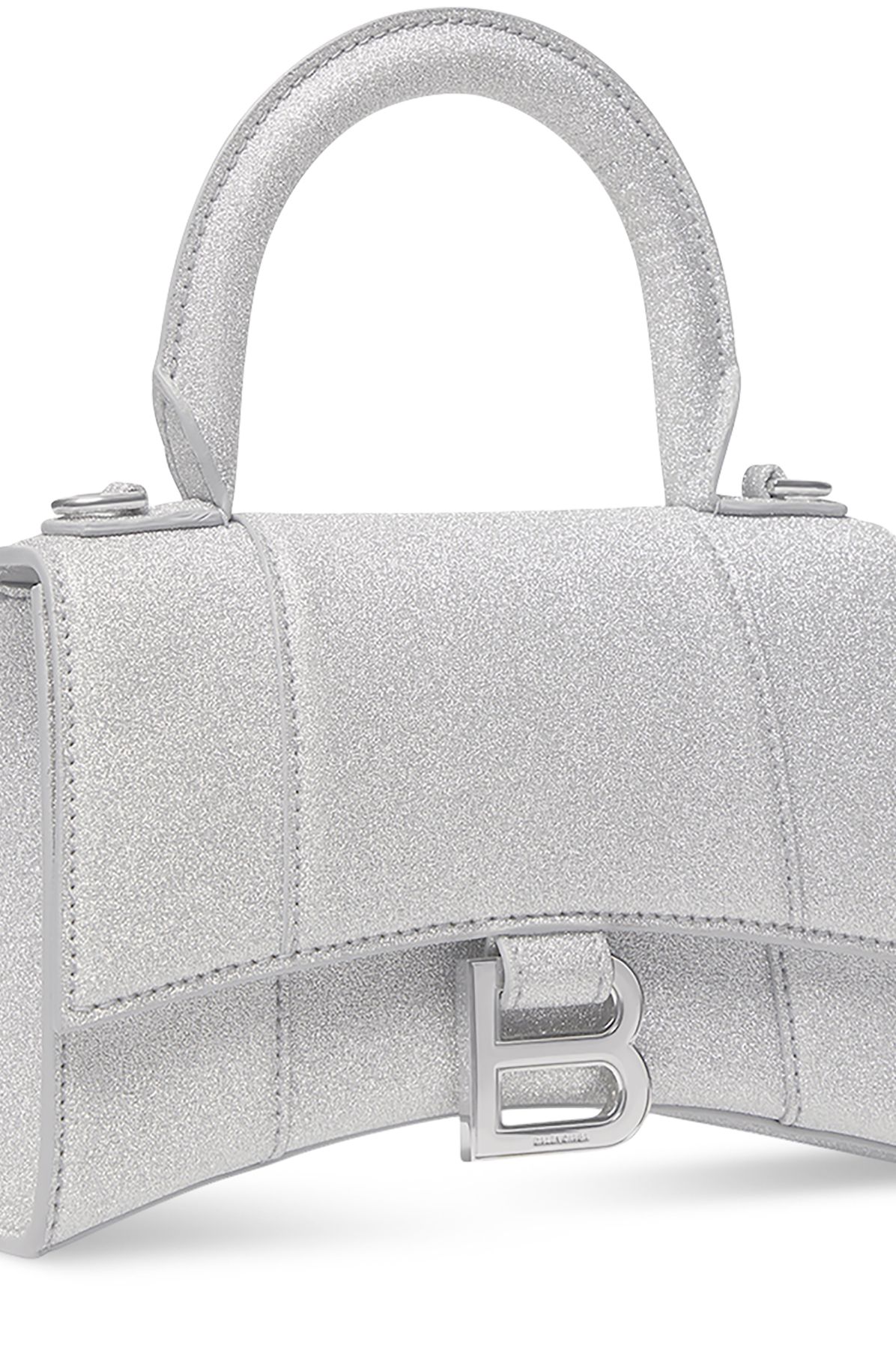 Balenciaga Hourglass XS Handbag In Sparkling Fabric