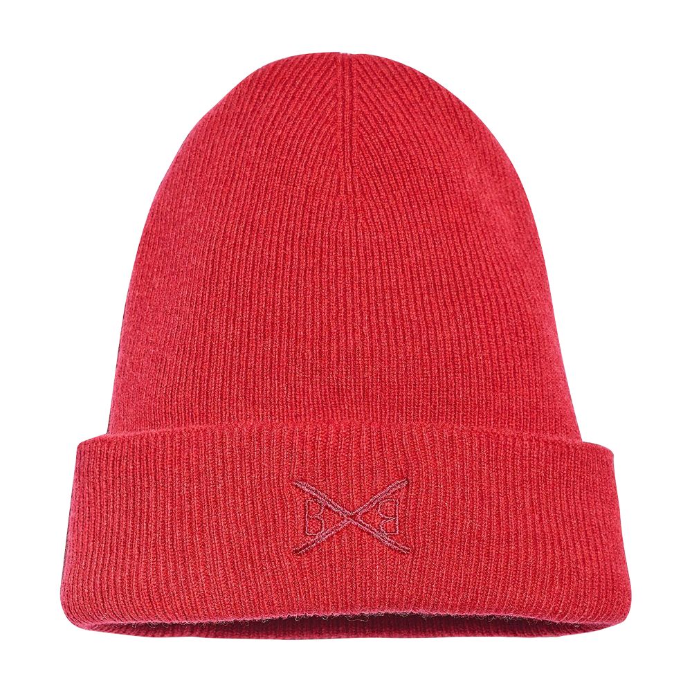 Barrie Cashmere beanie with embroidered Barrie logo