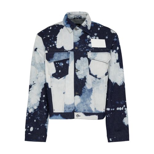  Hand bleached denim jacket