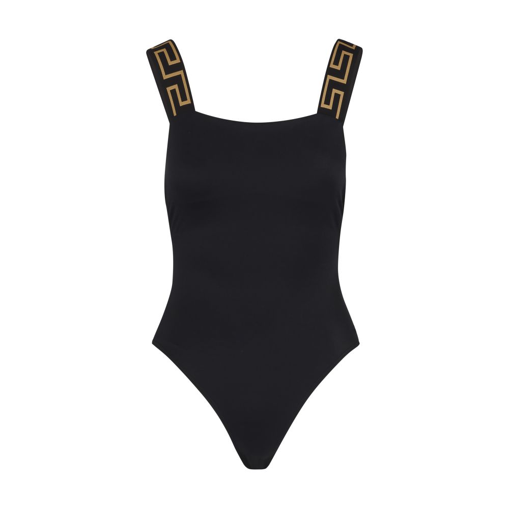 Versace Greca border one-piece swimsuit