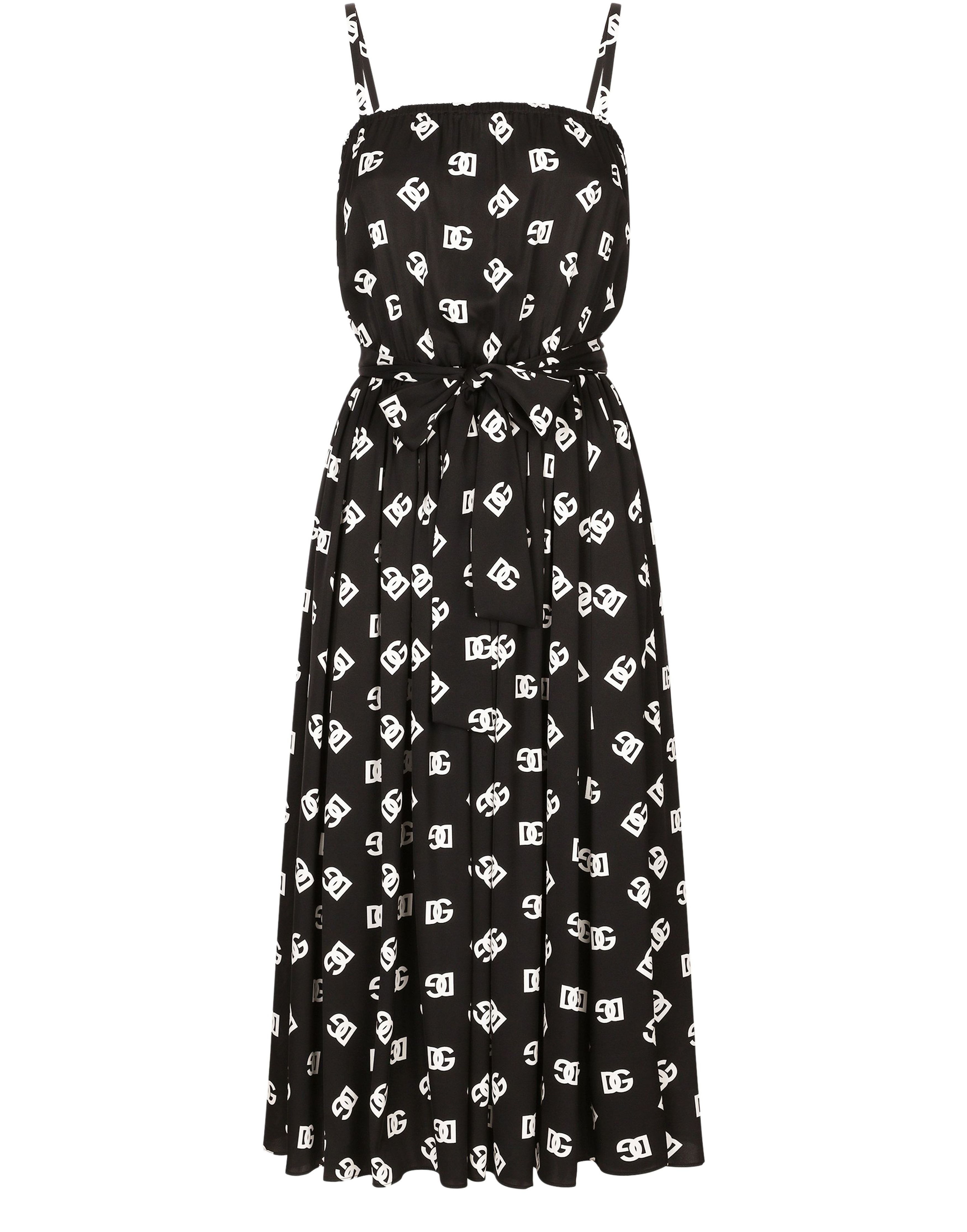 Dolce & Gabbana Charmeuse calf-length dress