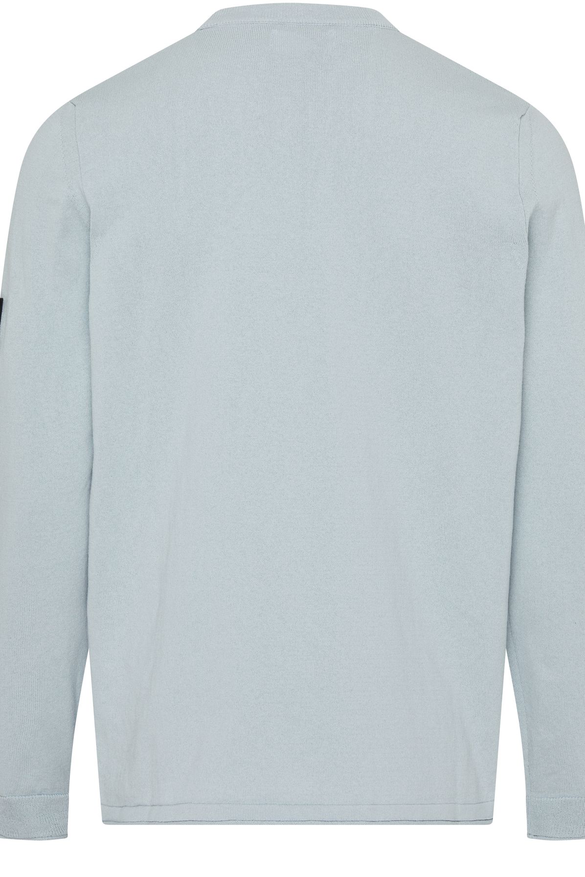 Stone Island Round neck sweater with logo patch