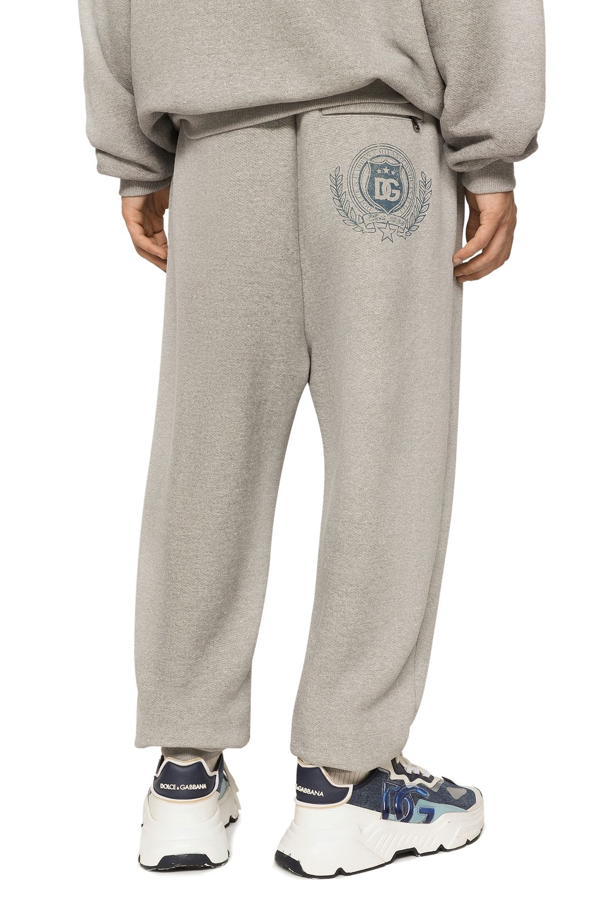 Dolce & Gabbana Melange jersey jogging pants