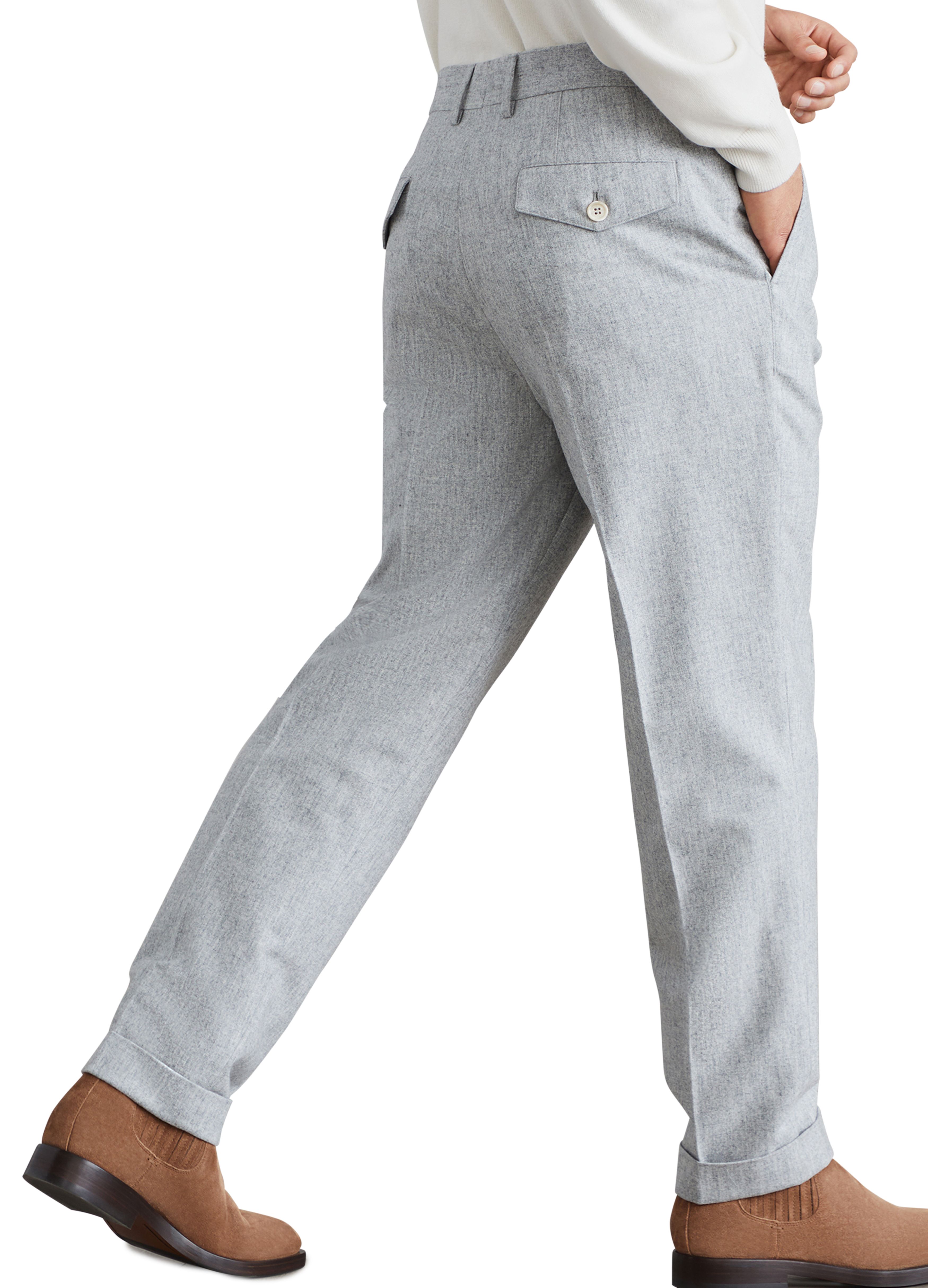 Brunello Cucinelli Leisure fit trousers with double pleats