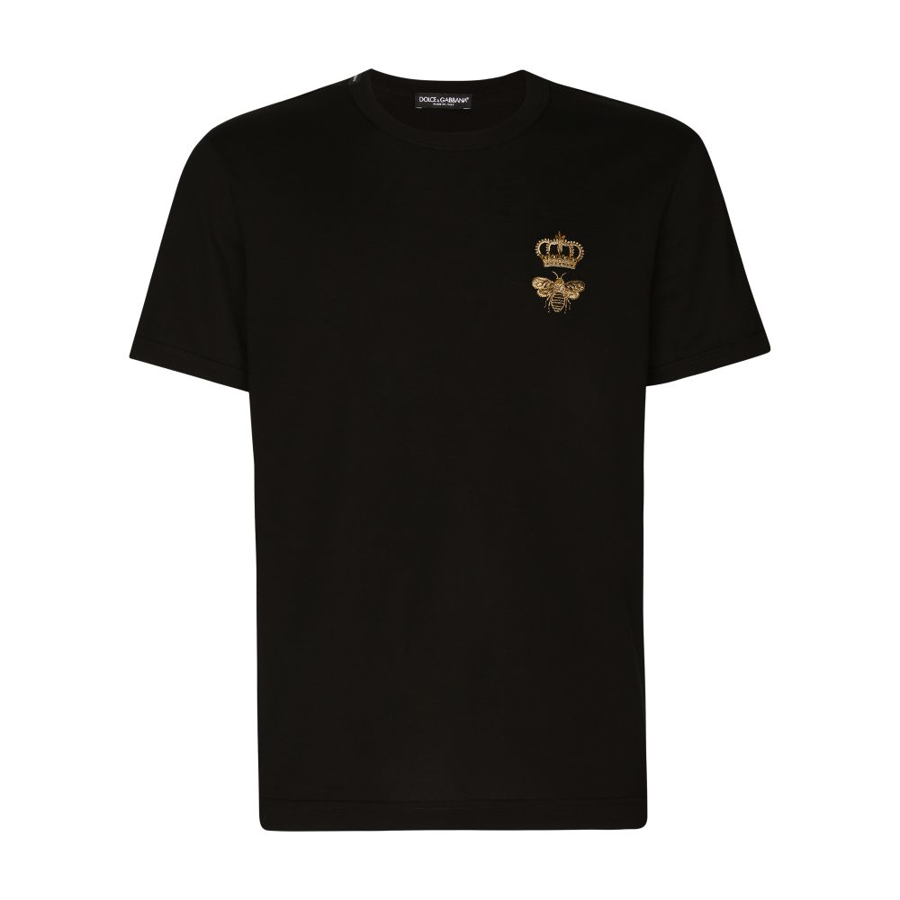 Dolce & Gabbana Cotton T-shirt with embroidery