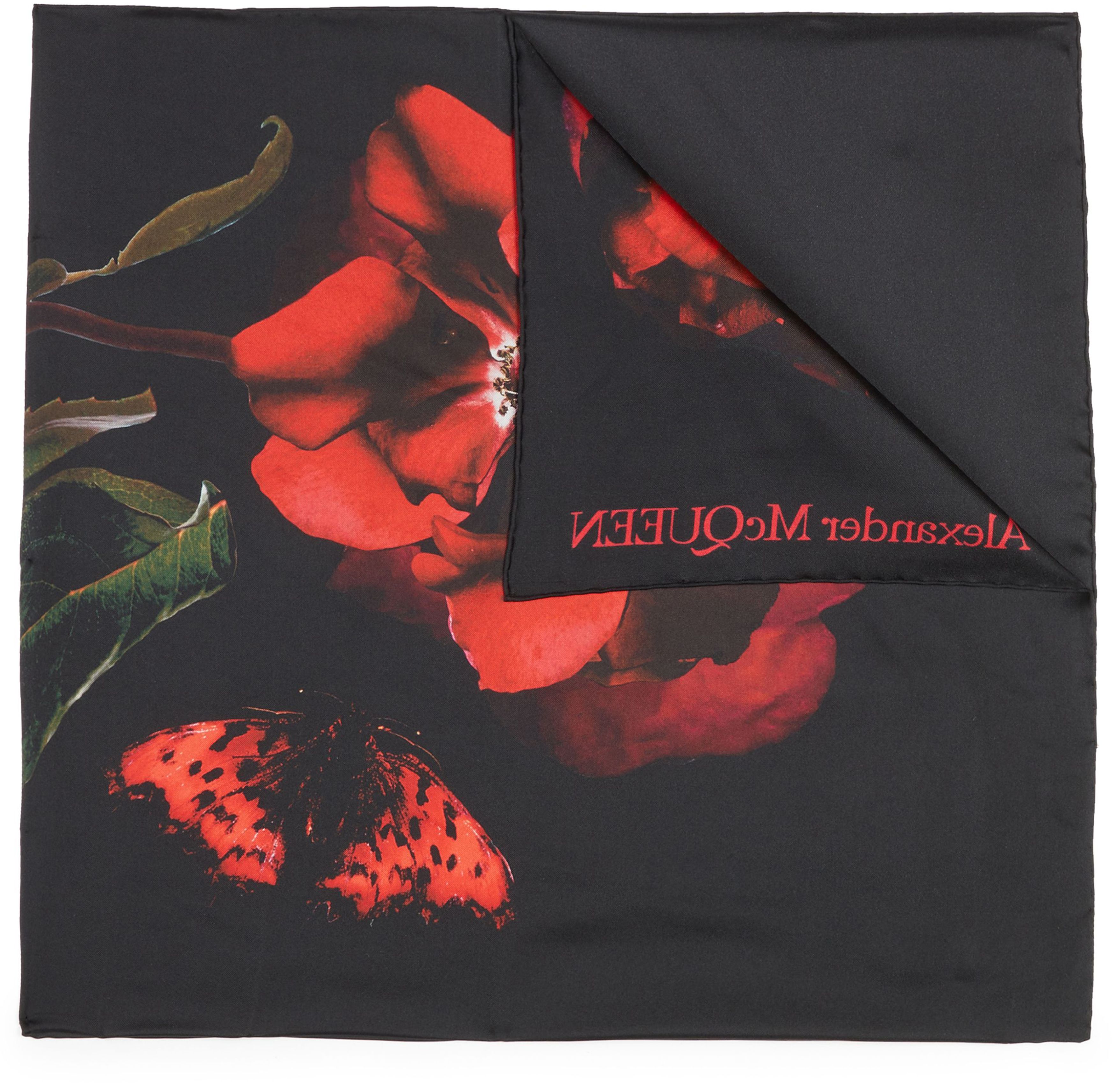 Alexander McQueen Scarf shadow rose