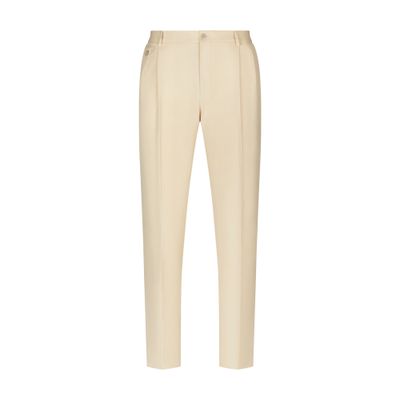 Dolce & Gabbana Linen, Cotton and Silk Pants