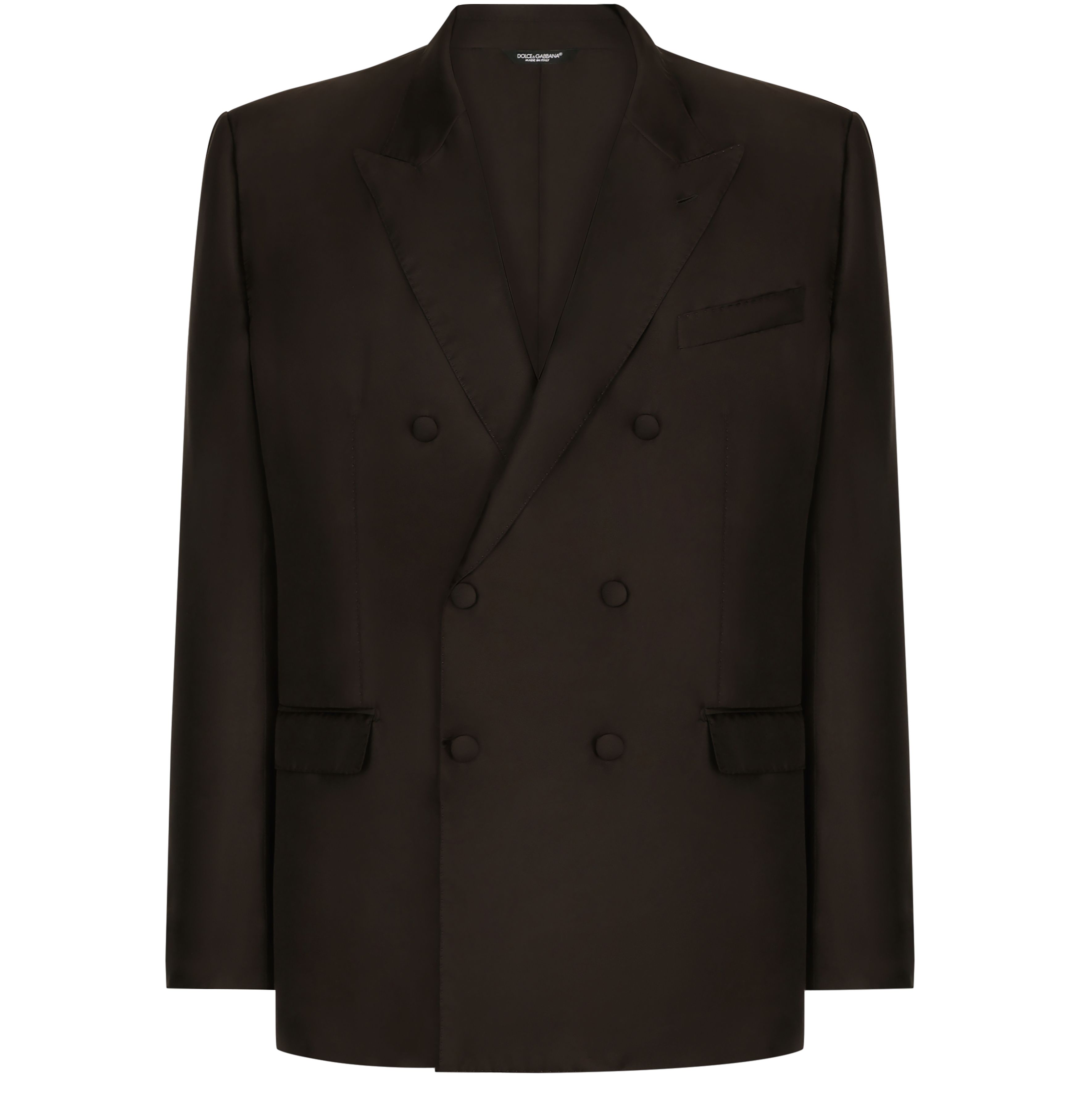 Dolce & Gabbana Double-breasted silk jacket