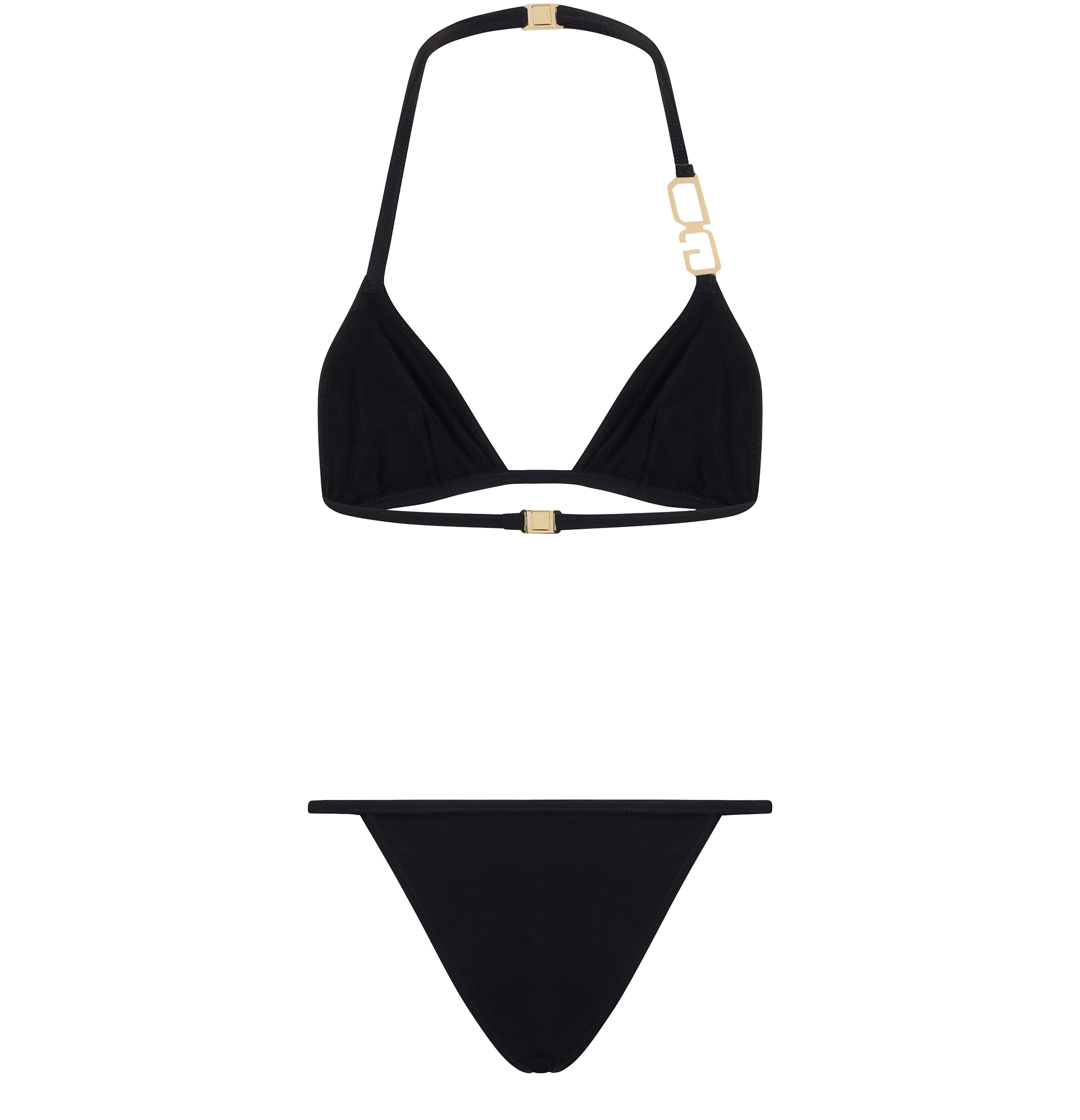 Dolce & Gabbana Triangle bikini with DG logo