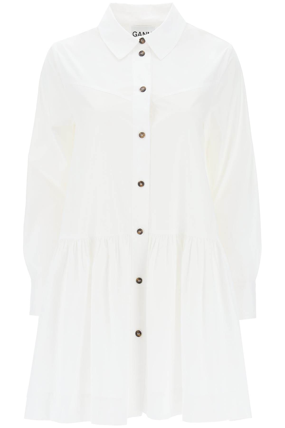 Ganni GANNI mini shirt dress