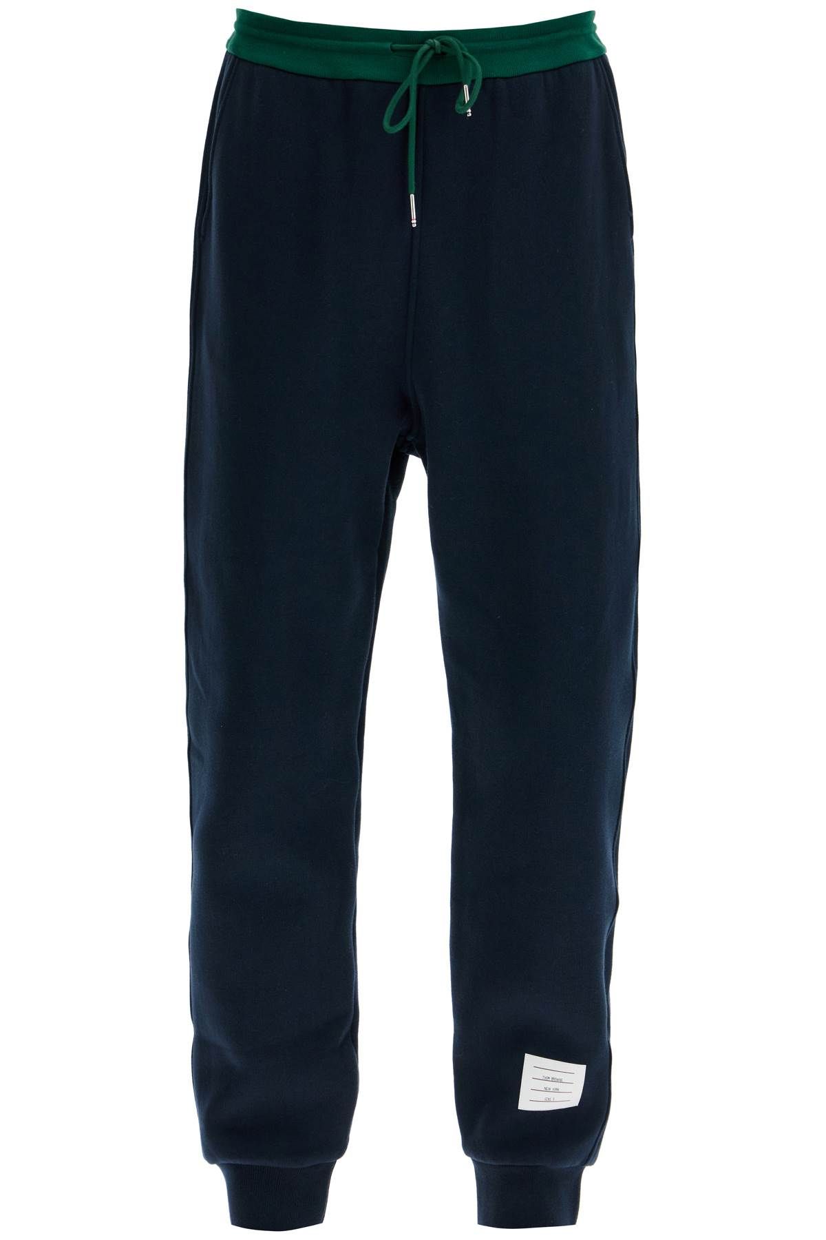 Thom Browne THOM BROWNE color block fleece joggers for men