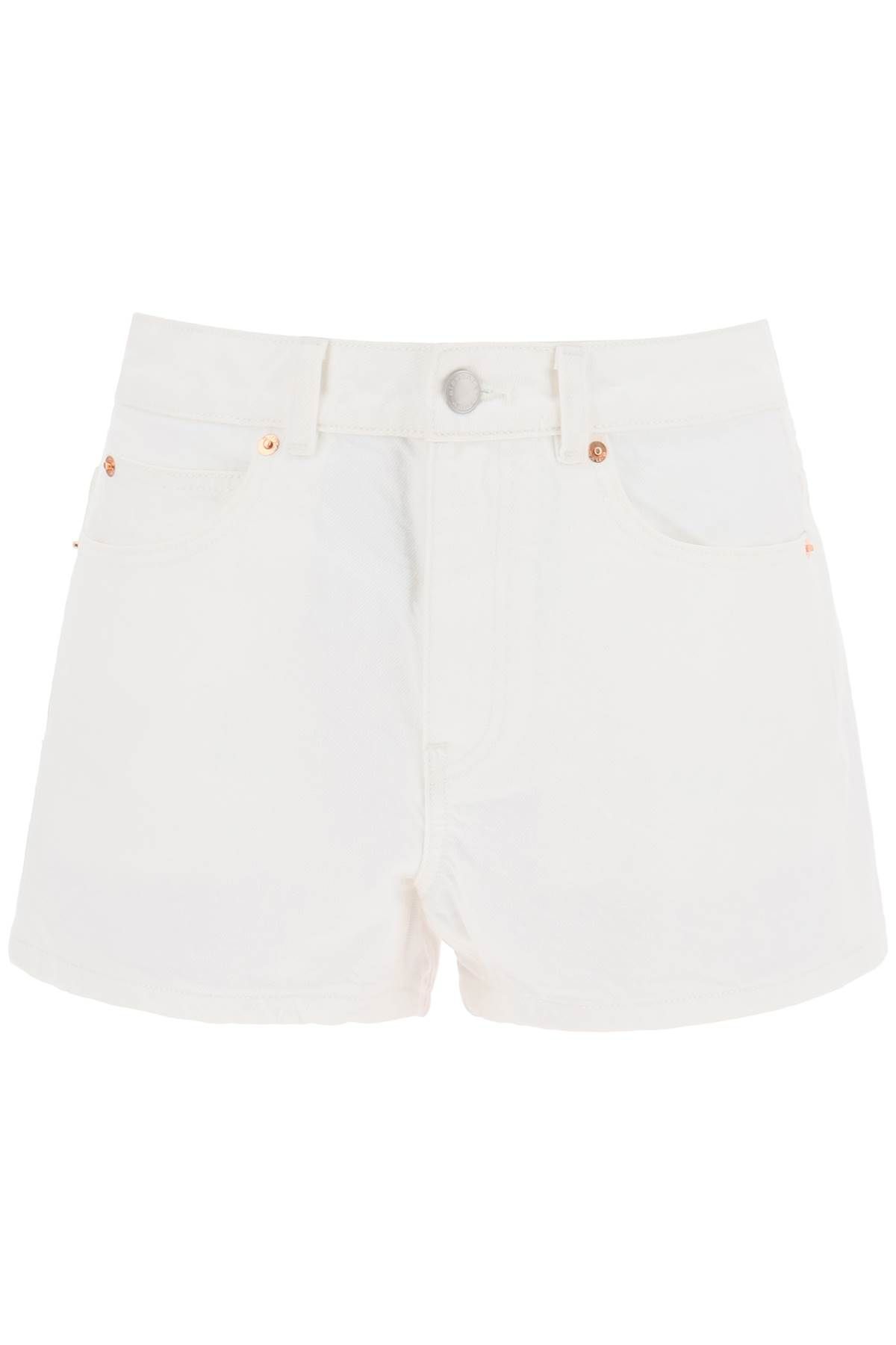 Alexander Wang ALEXANDER WANG denim shorts with embroidered intaglio design