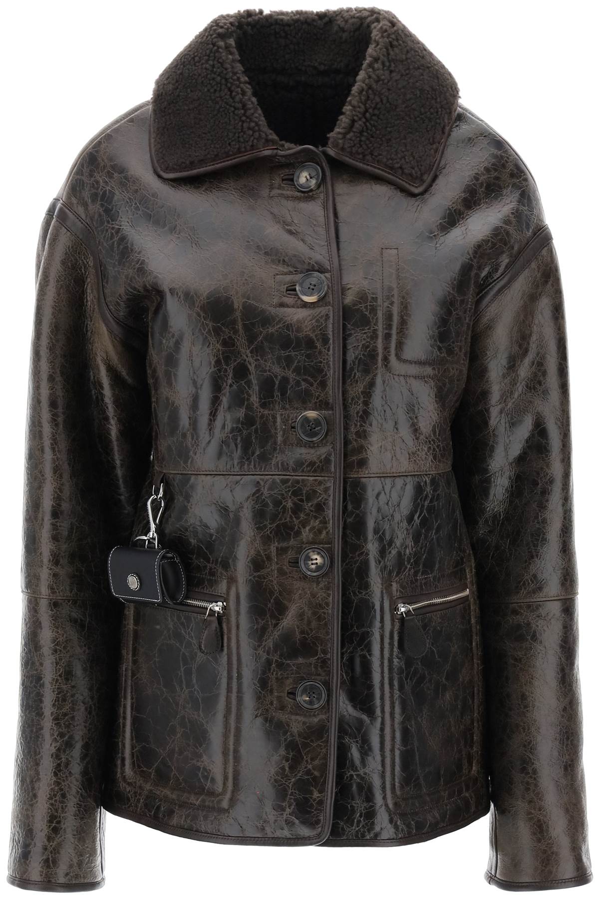 SAKS POTTS SAKS POTTS ada reversible shearling jacket