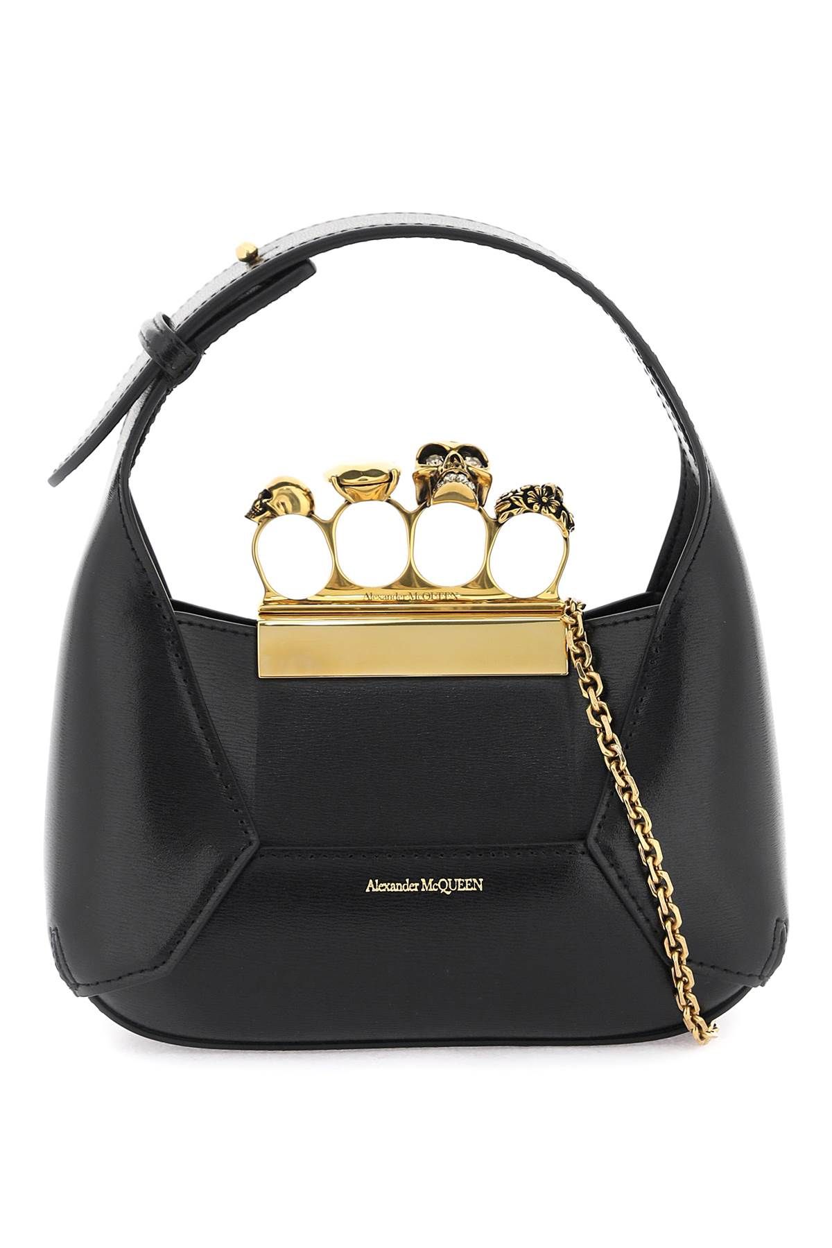 Alexander McQueen ALEXANDER MCQUEEN the jewelled hobo mini bag