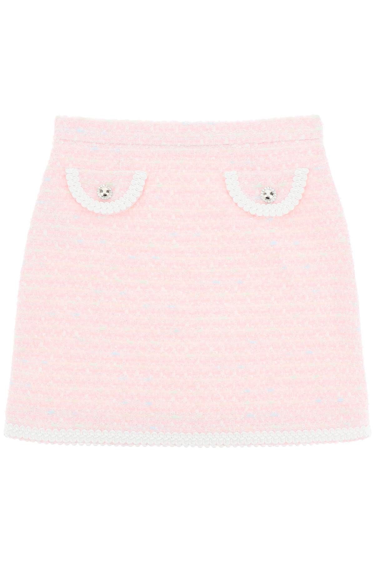 Alessandra Rich ALESSANDRA RICH tweed mini skirt