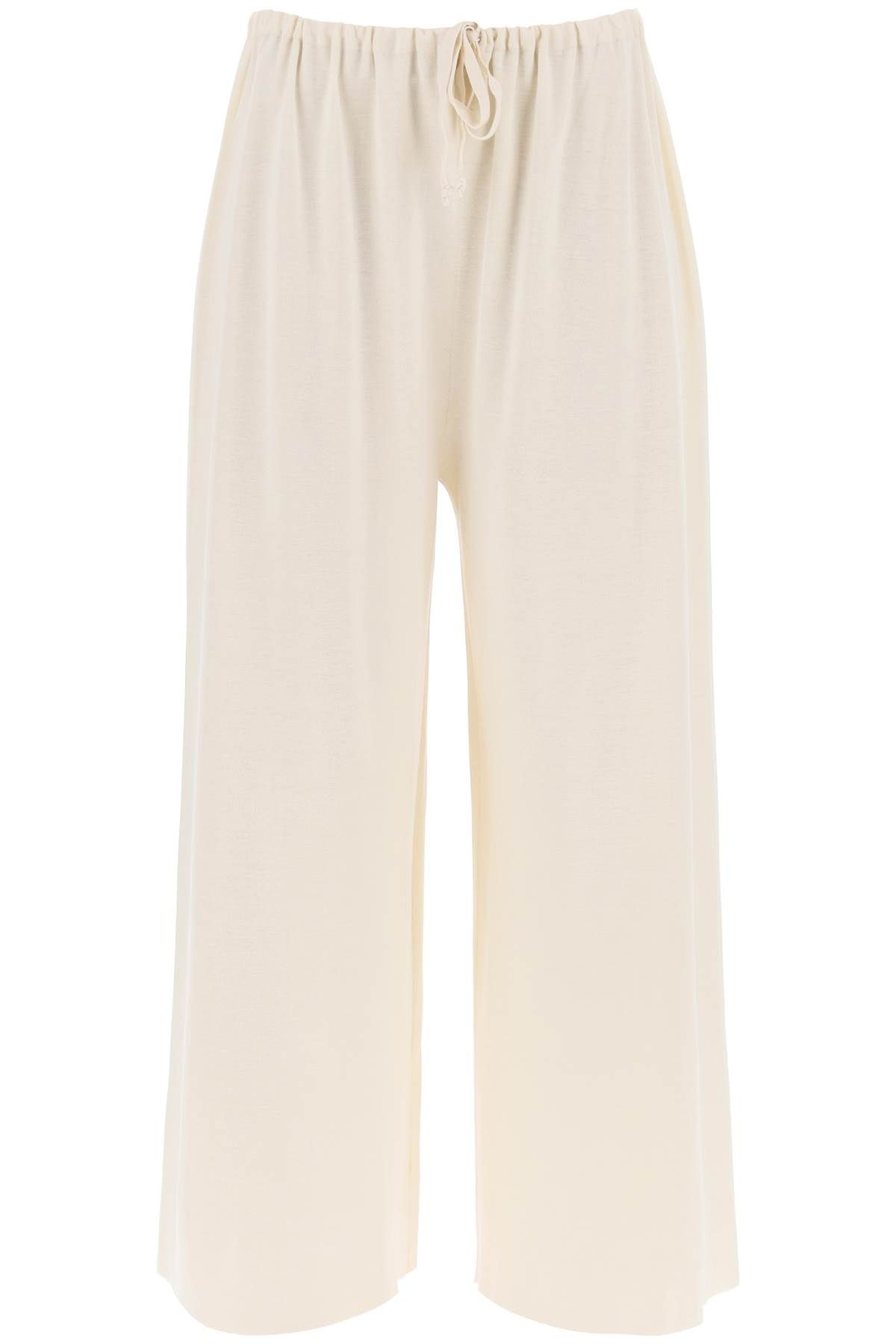 The Row THE ROW delphine knitted silk-and-cotton pants