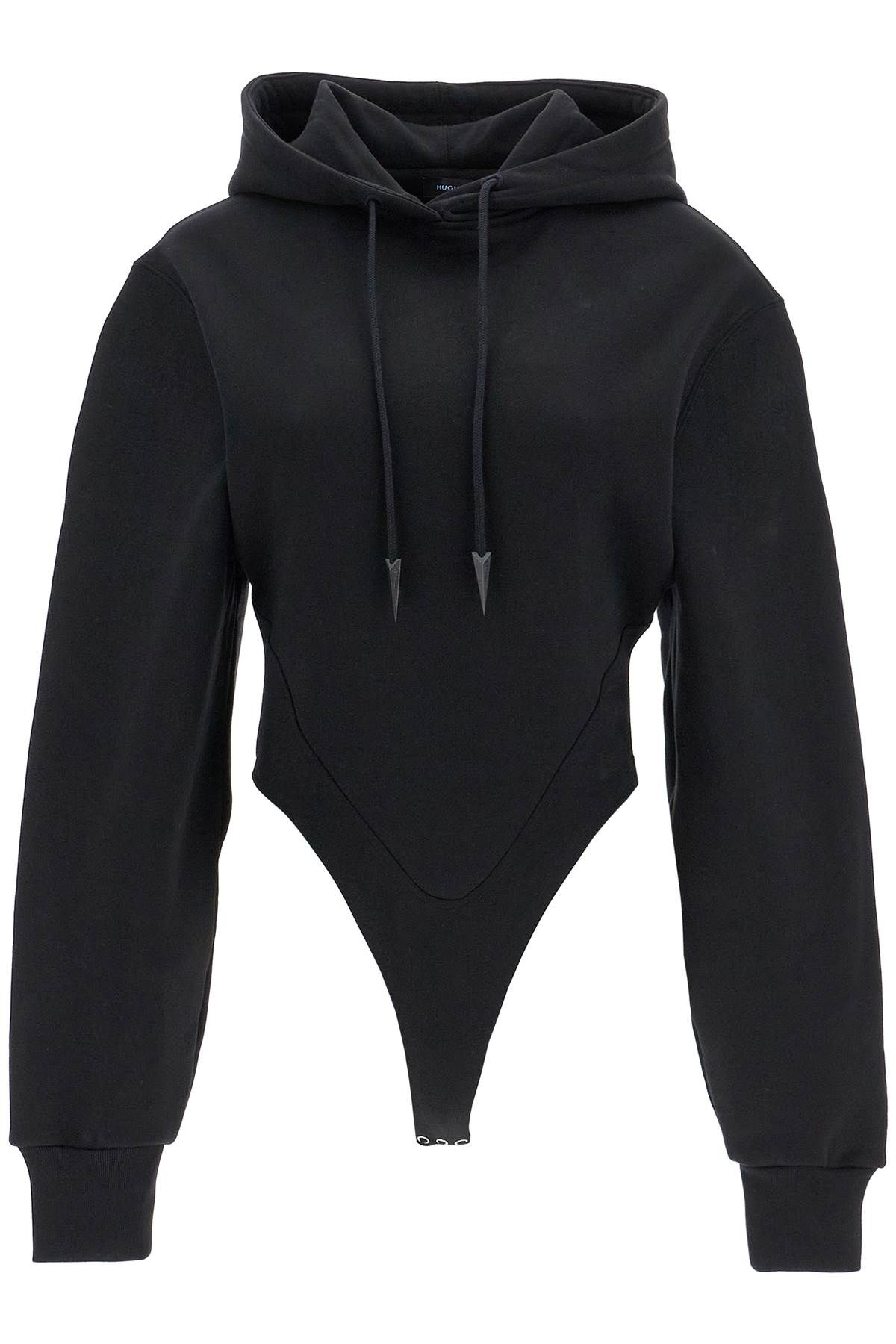 Mugler MUGLER body sweatshirt with hood