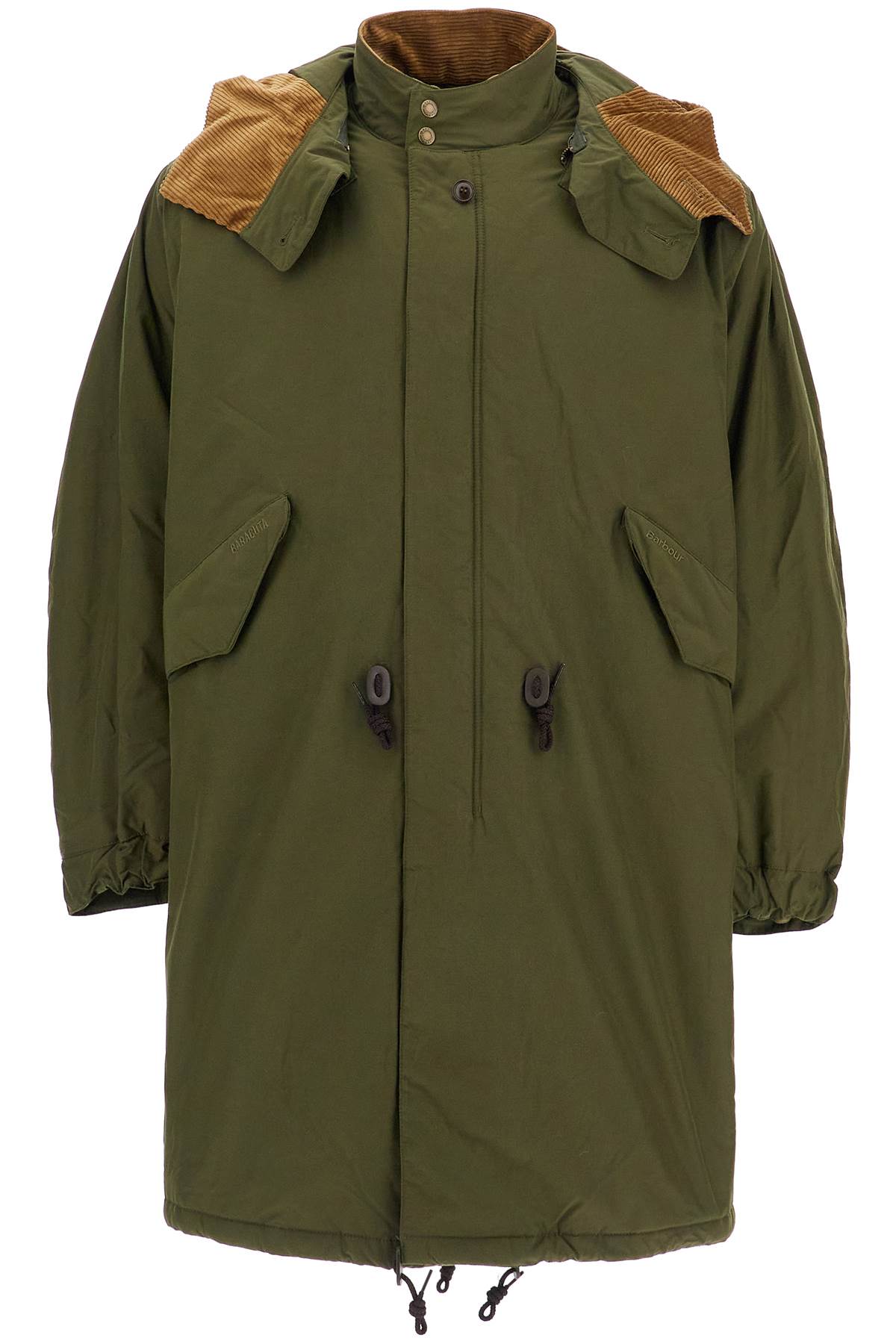  BARBOUR x BARACUTA padded parka with hood