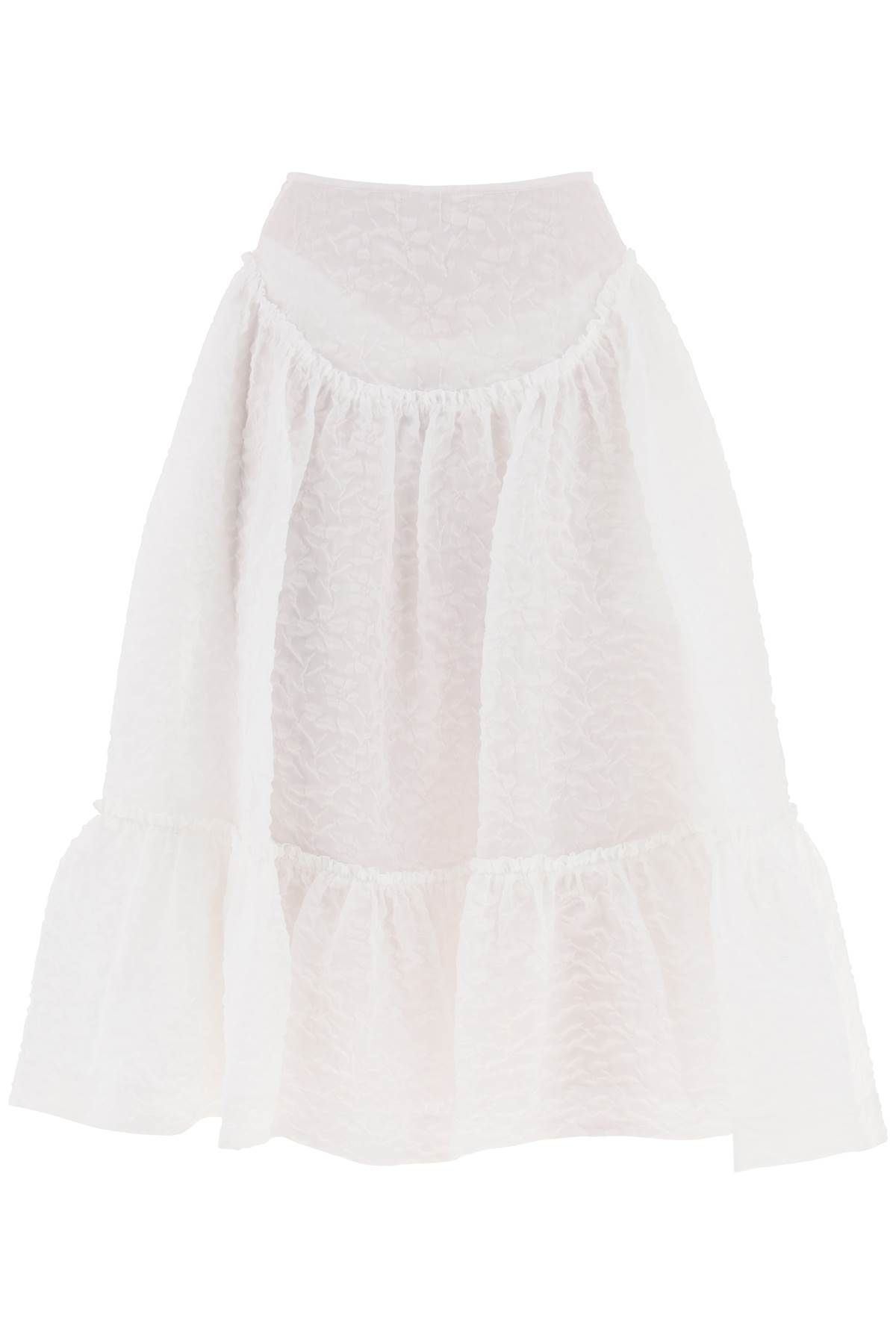 Simone Rocha SIMONE ROCHA cloqué yoke skirt