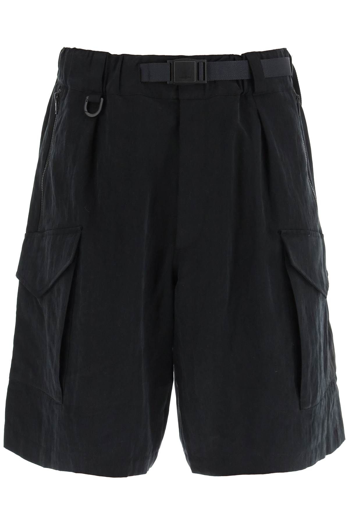 Y-3 Y-3 cargo shorts with fixed belt