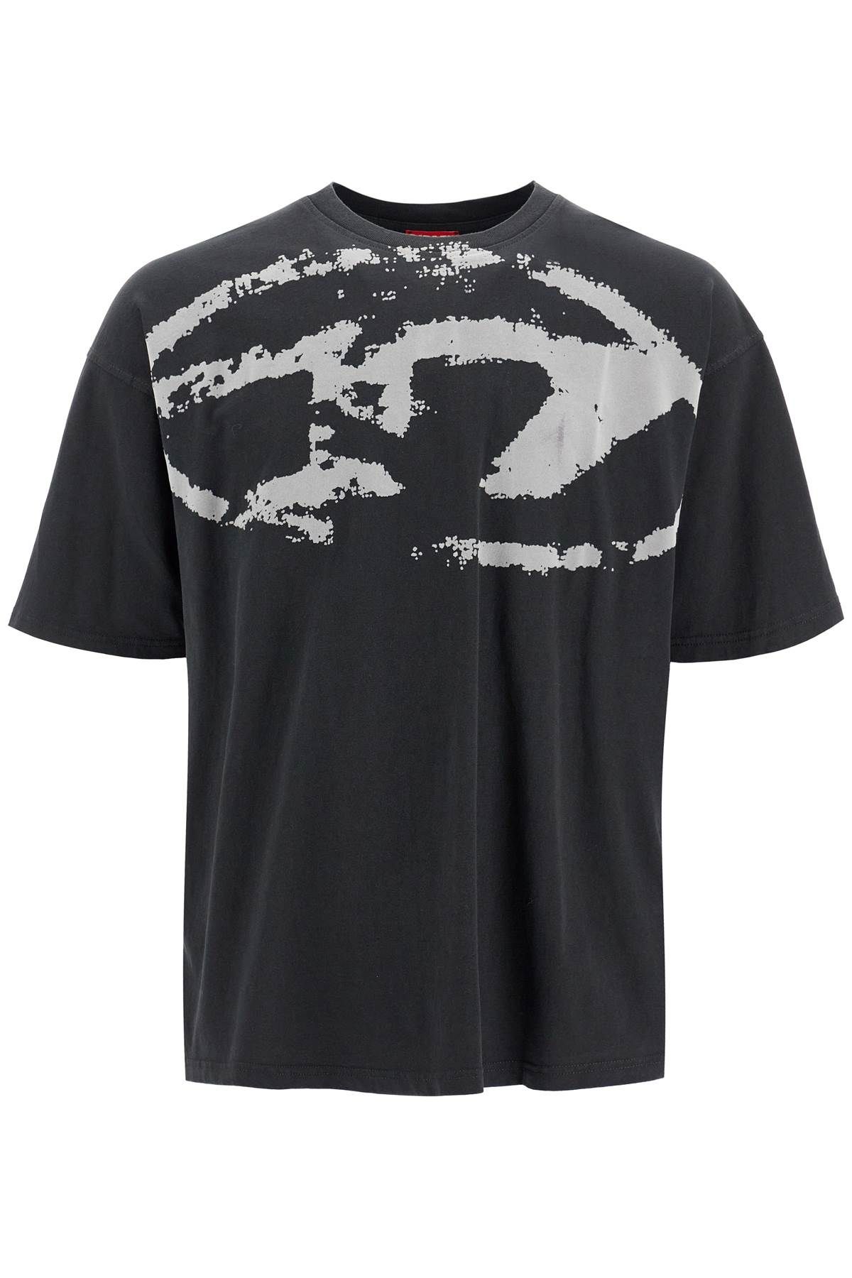 Diesel DIESEL t-boxt-n14 t-shirt with flocked logo