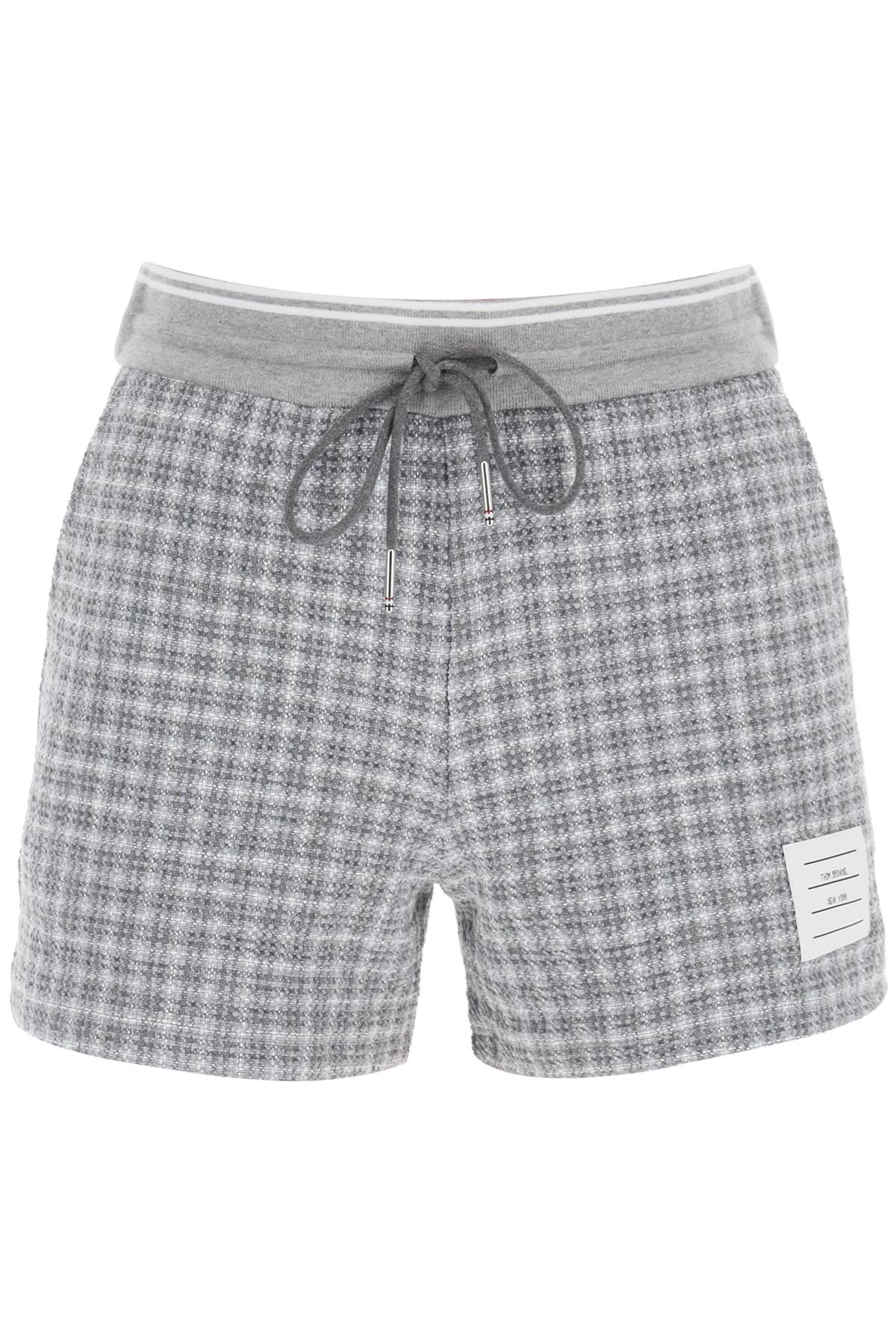 Thom Browne THOM BROWNE check tweed sweatshorts