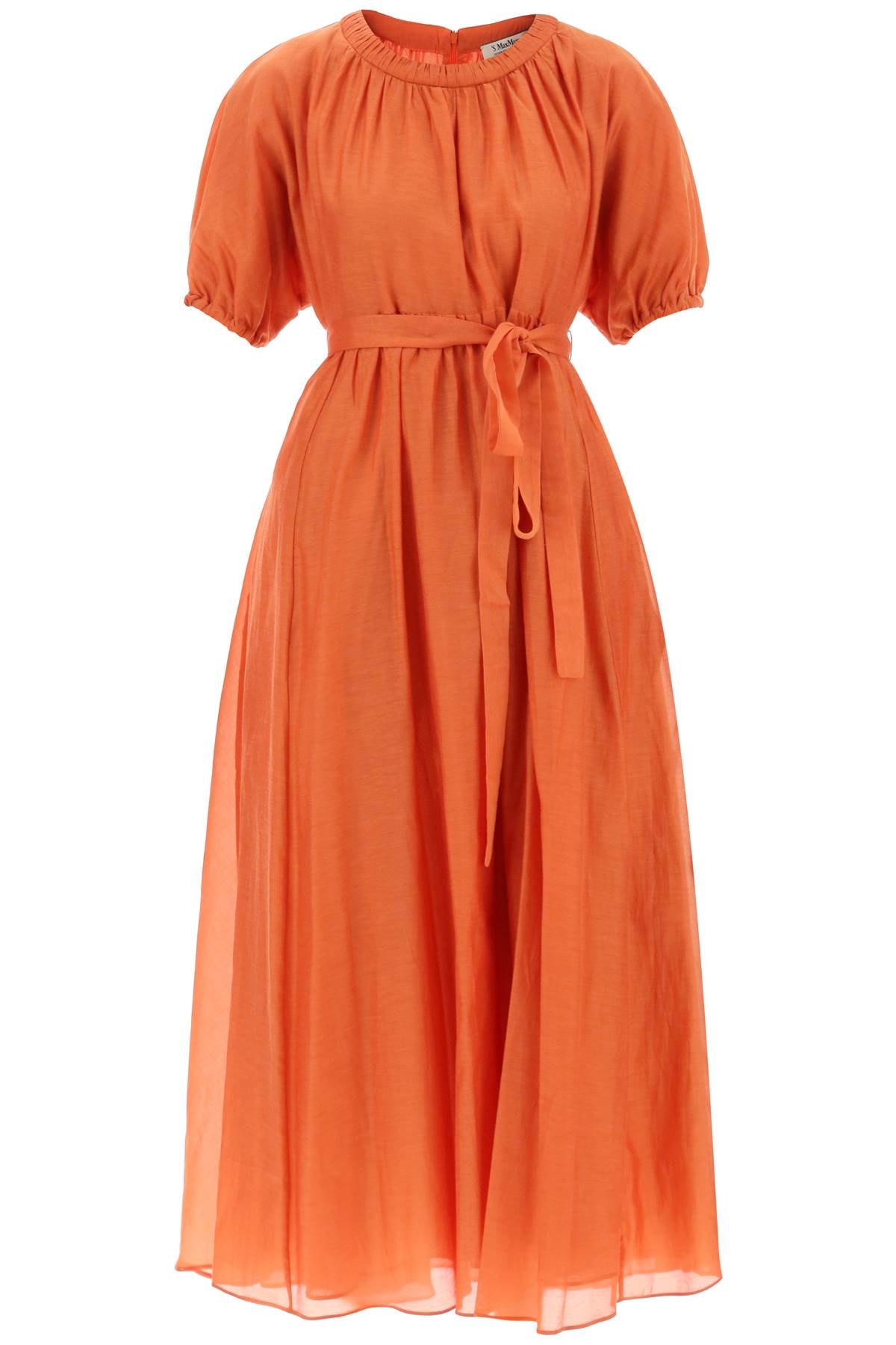  'S MAX MARA 'fresia' cotton voile maxi dress