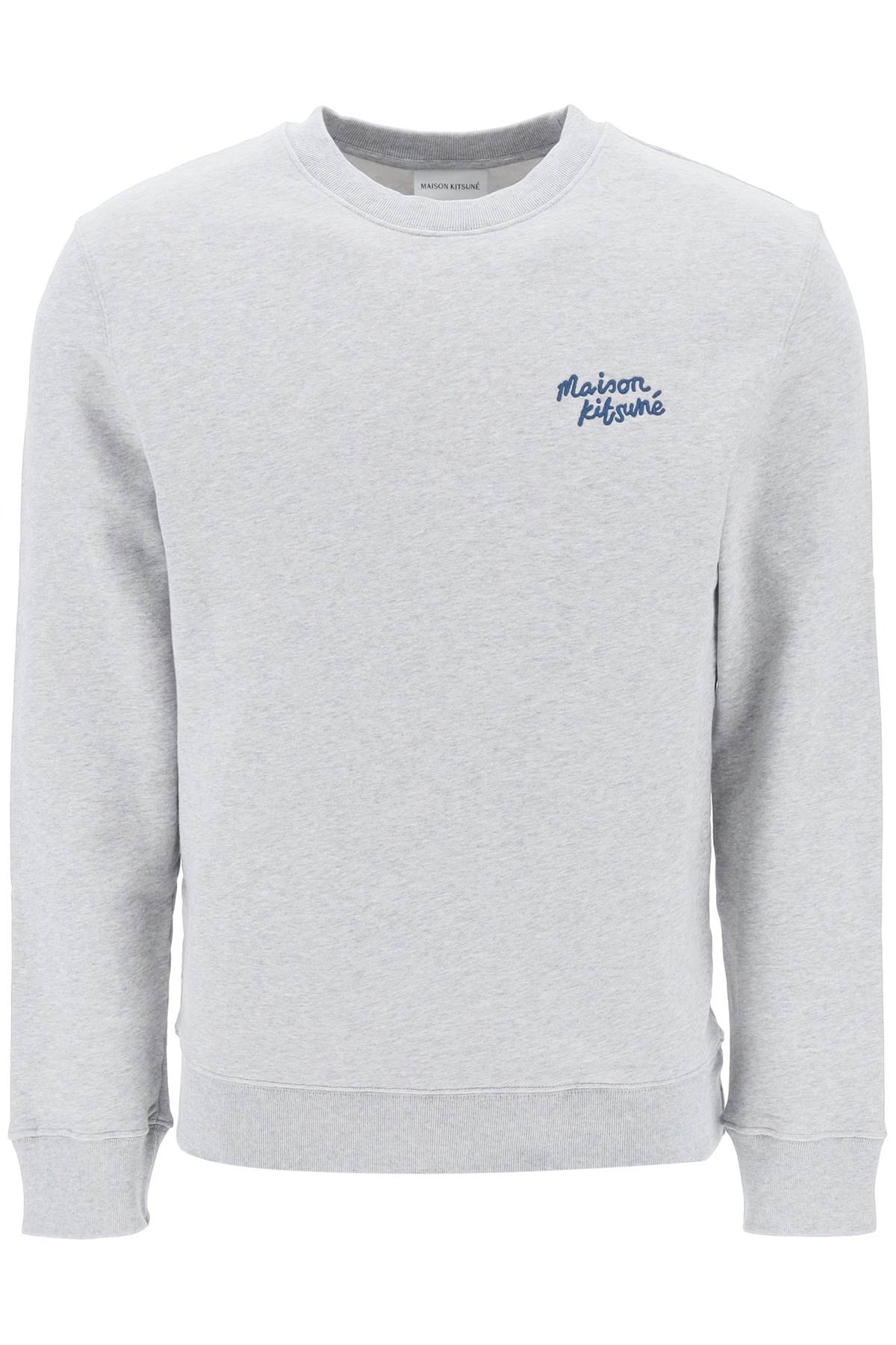 Maison Kitsuné MAISON KITSUNE crew-neck sweatshirt with logo lettering