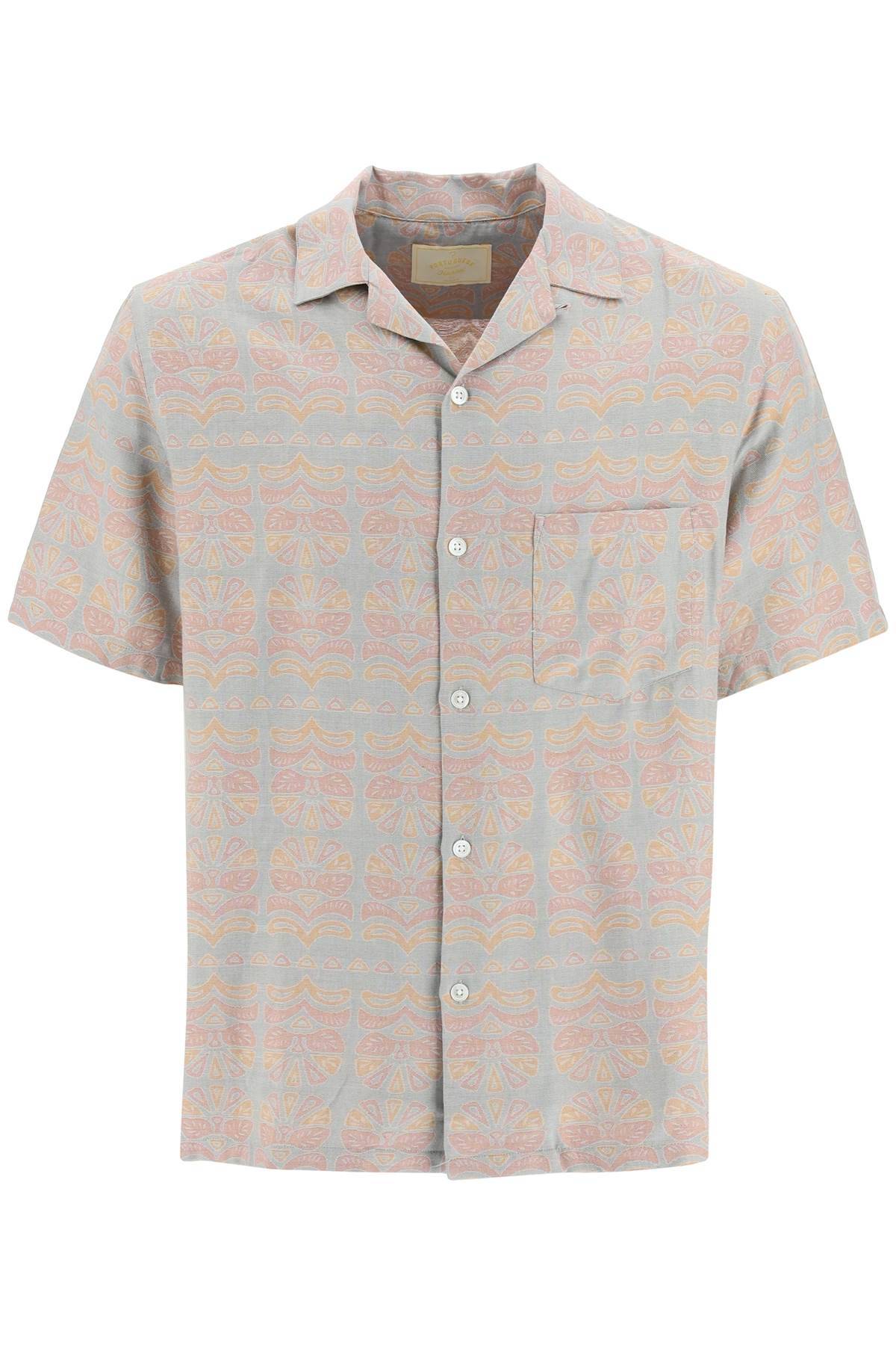 Portuguese Flannel PORTUGUESE FLANNEL cotton viscose 'resort' short sleeve shirt