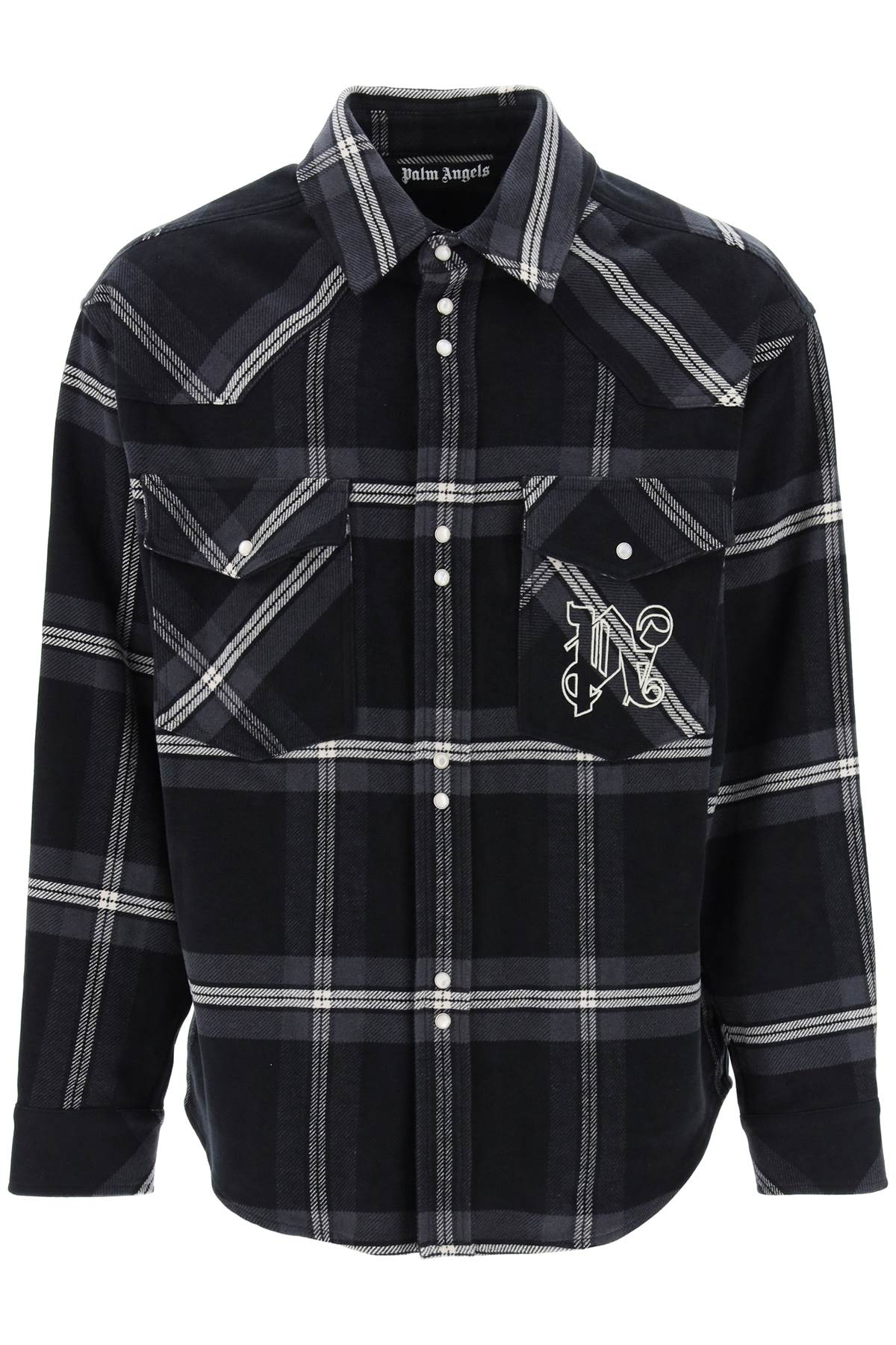 PALM ANGELS PALM ANGELS check flannel overshirt