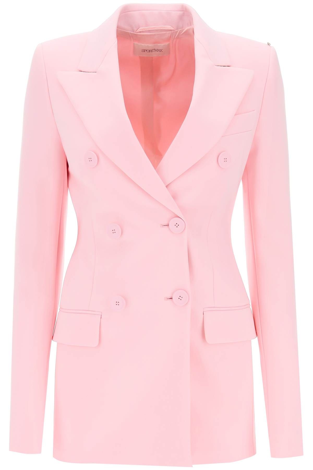 Sportmax SPORTMAX frizzo double-breasted blazer in jersey