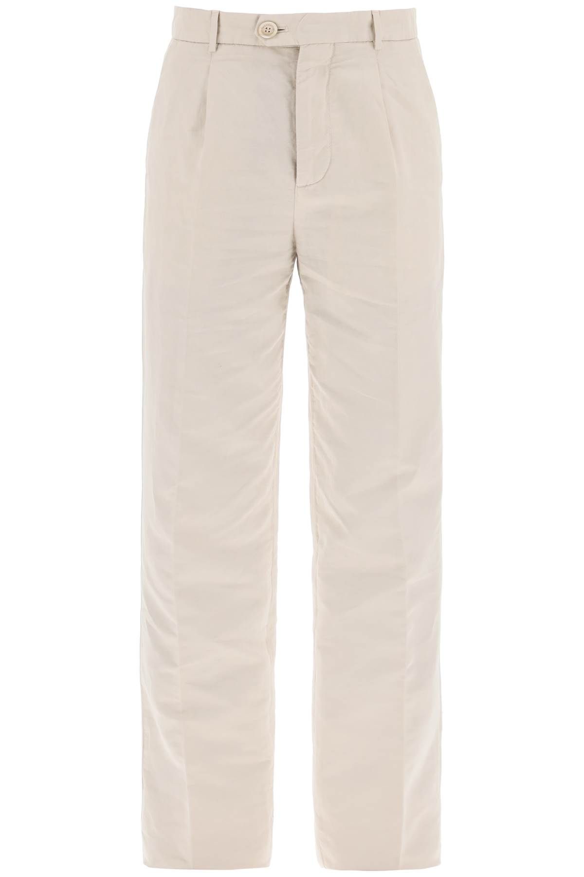 Brunello Cucinelli BRUNELLO CUCINELLI cotton and linen gabardine pants