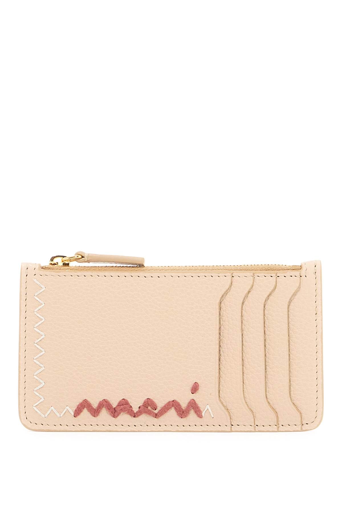 Marni MARNI embroidered card holder