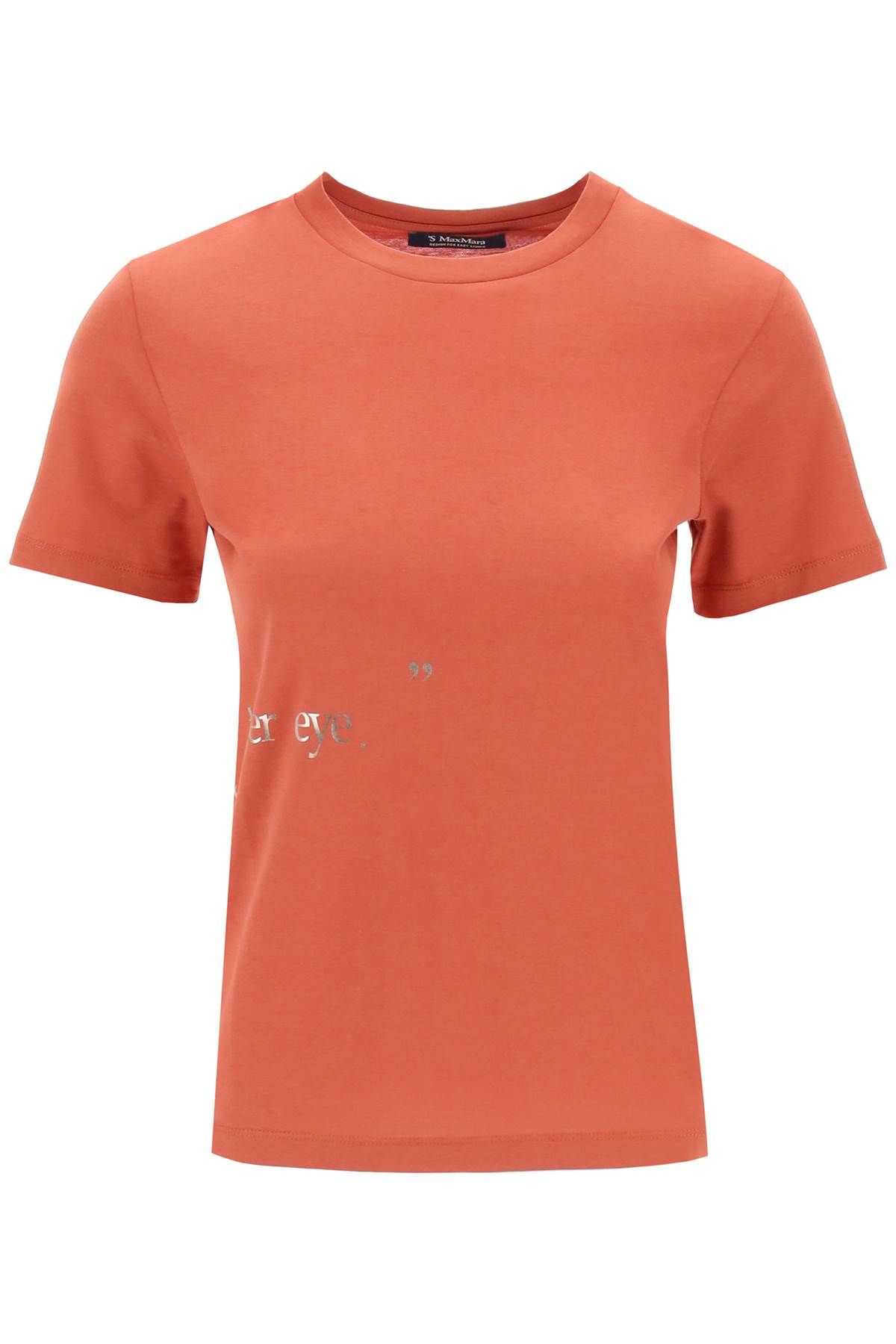  'S MAX MARA orlanda t-shirt with lamin