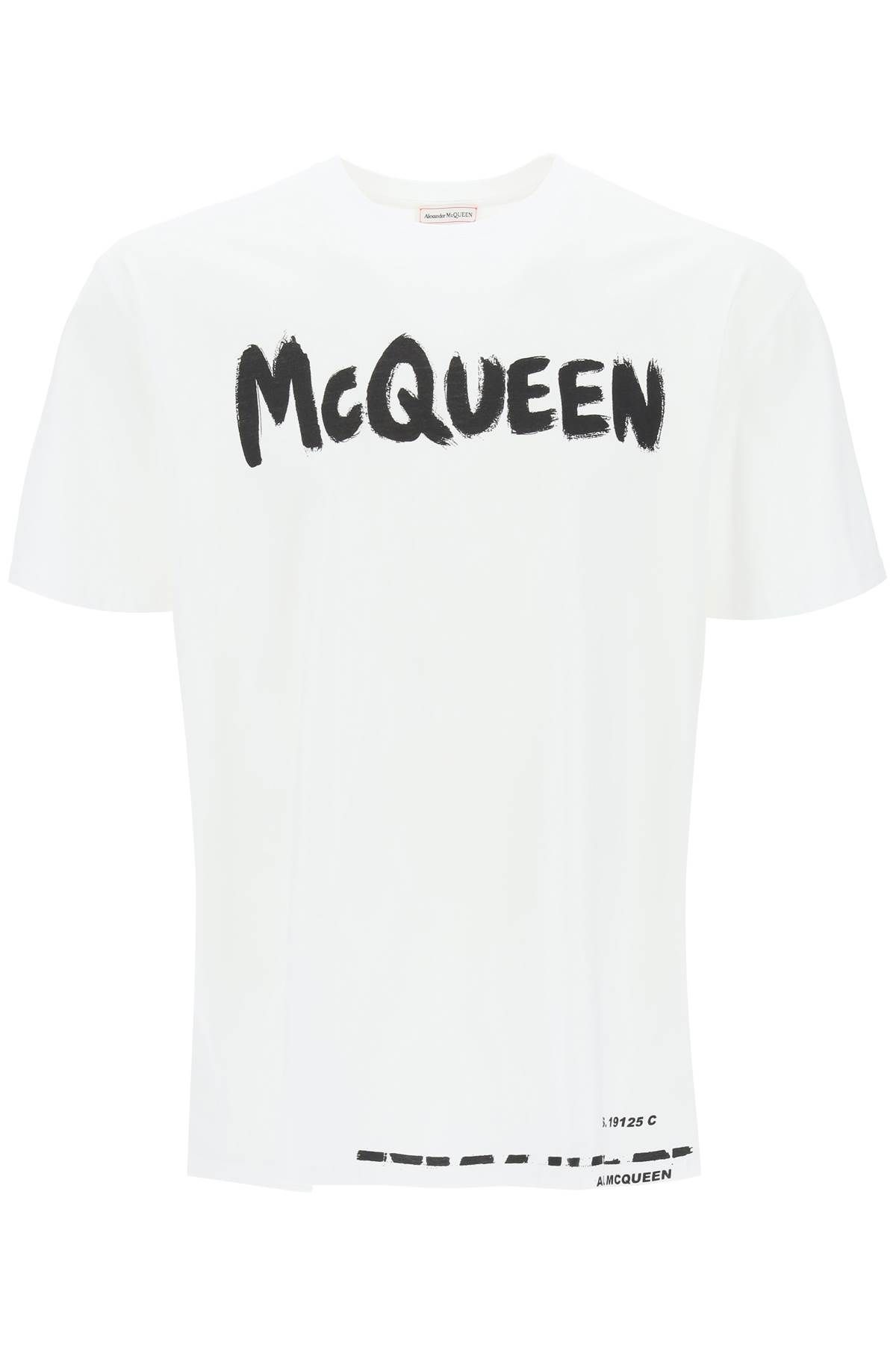 Alexander McQueen ALEXANDER MCQUEEN mcqueen graffiti t-shirt