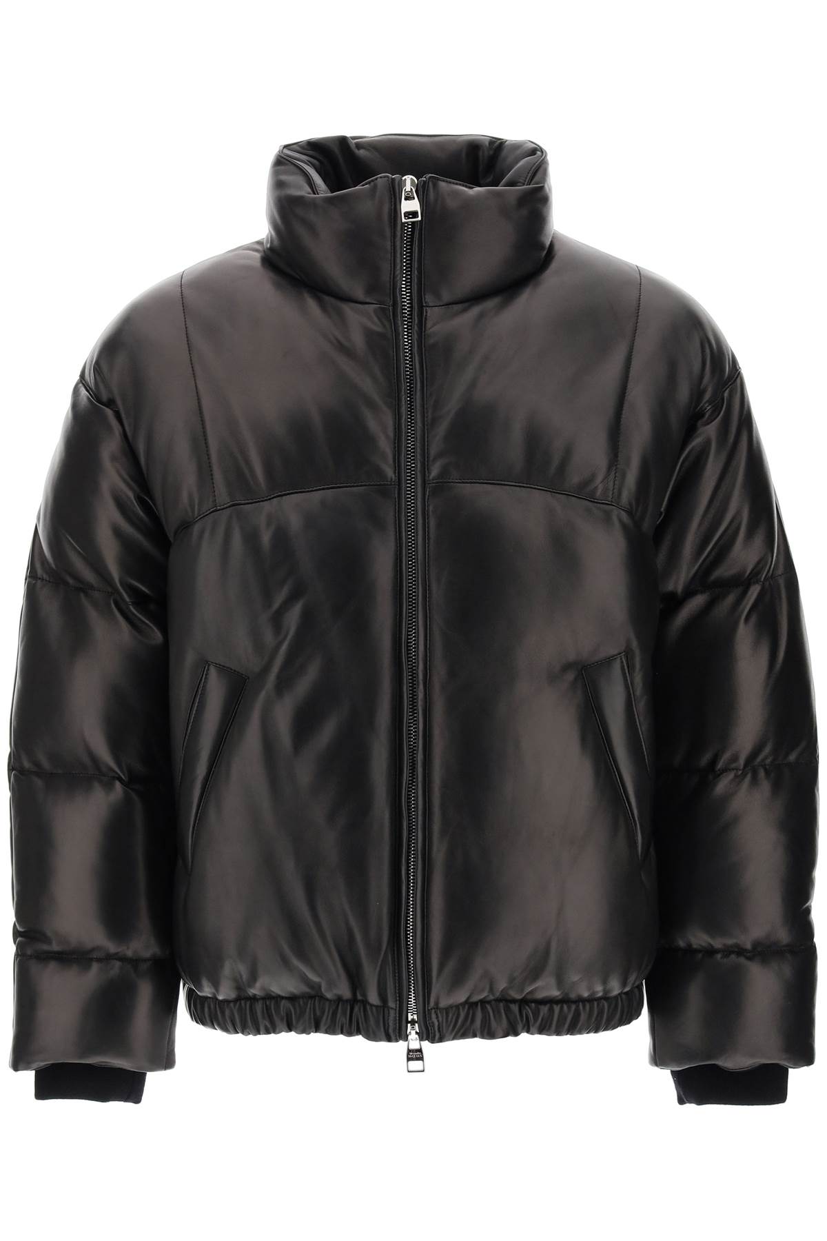 Alexander McQueen ALEXANDER MCQUEEN quilted leather puffer jacket