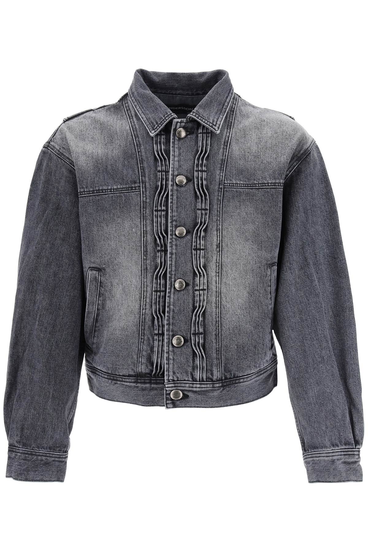 Andersson Bell ANDERSSON BELL denim jacket with wavy details