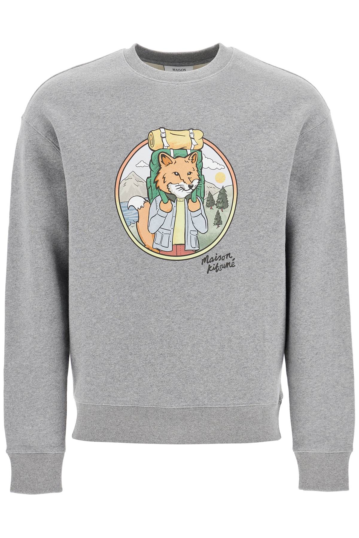 Maison Kitsuné MAISON KITSUNE "rambling fox print sweat