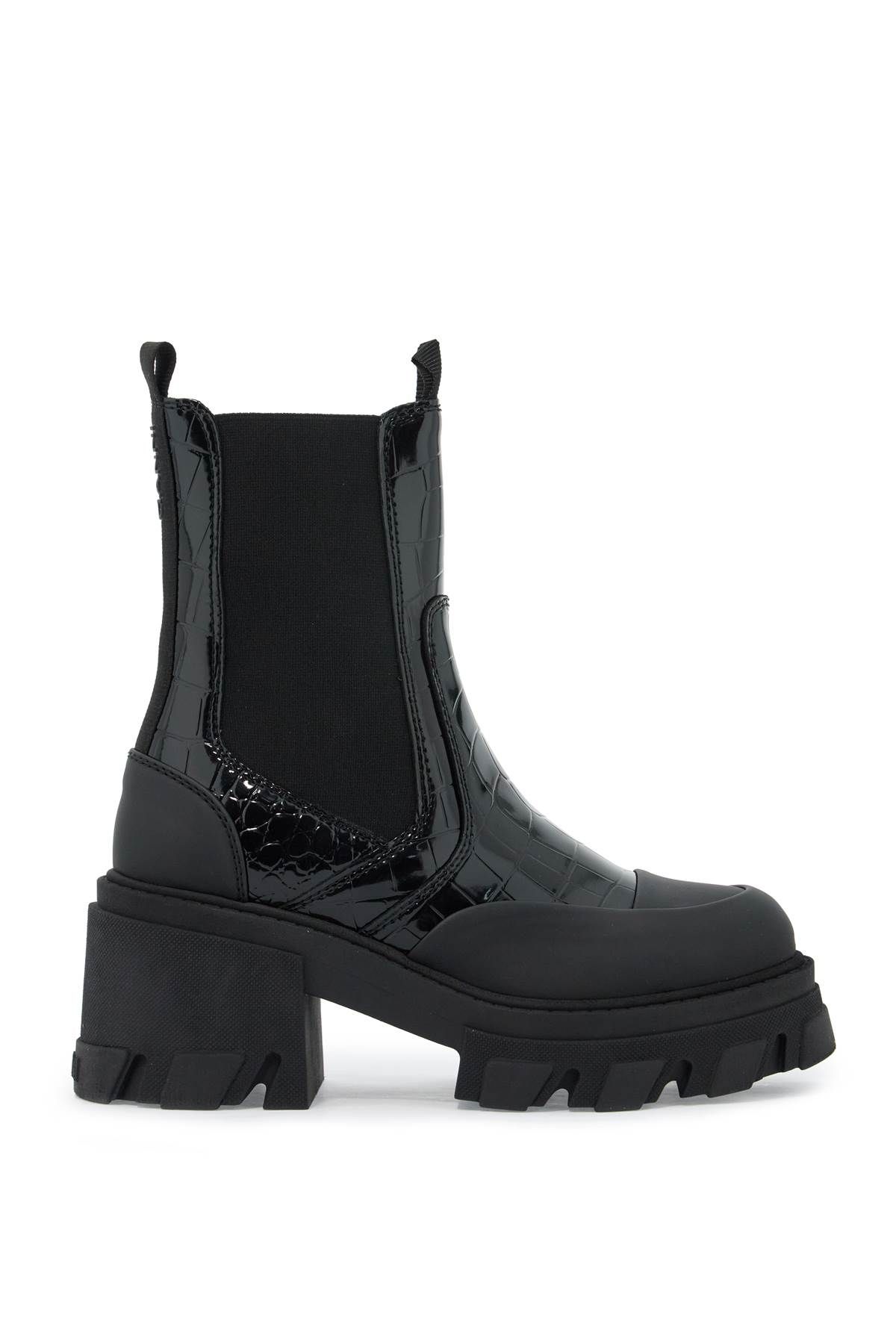 Ganni GANNI -heel chelsea ankle boots