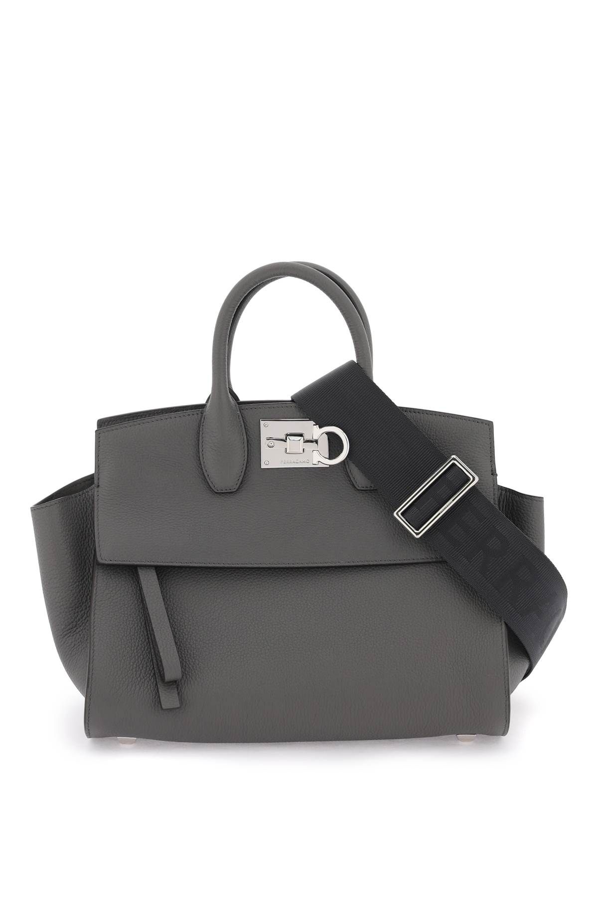 Ferragamo FERRAGAMO grained leather studio bag