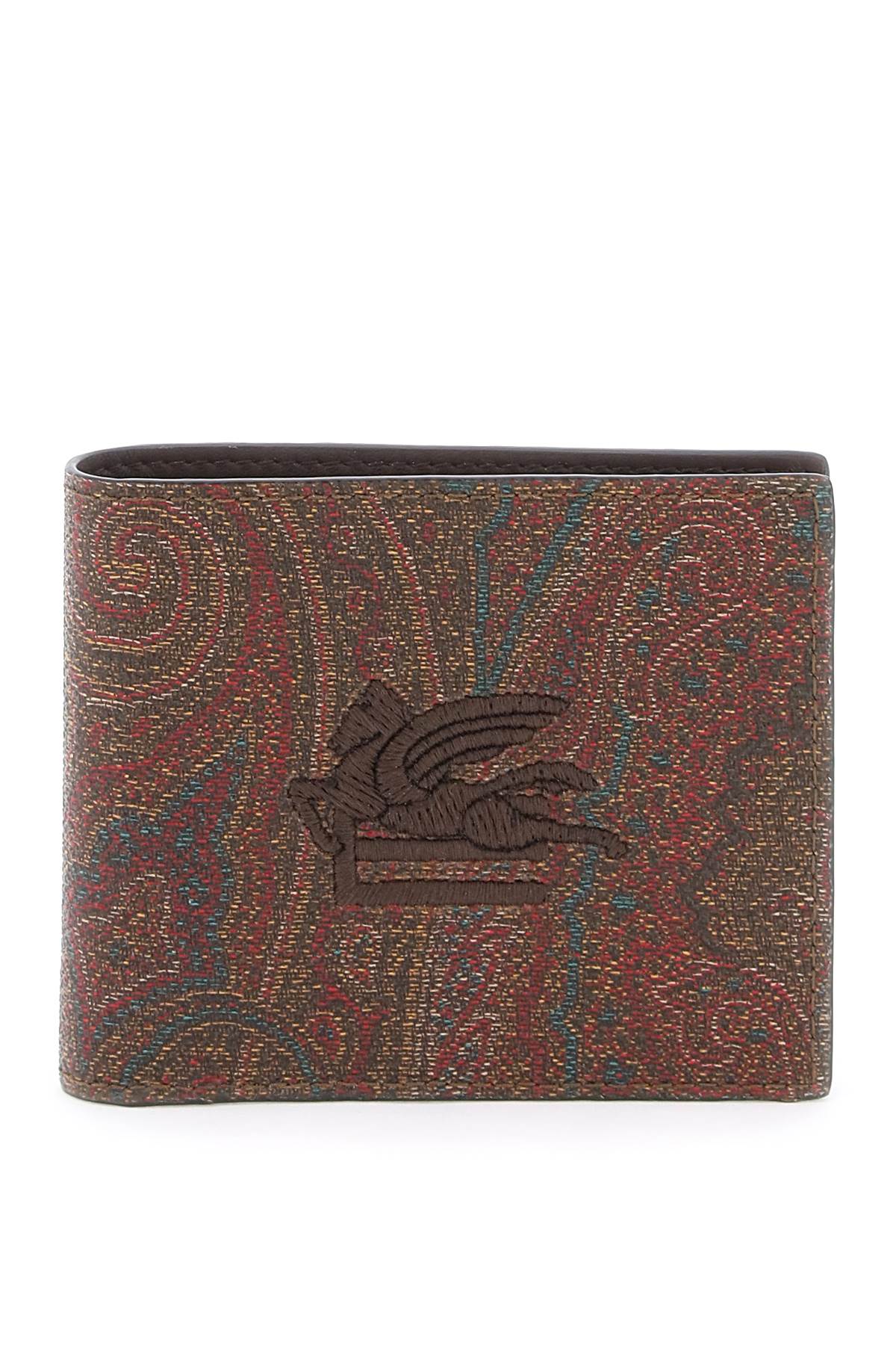 Etro ETRO paisley bifold wallet with pegaso logo