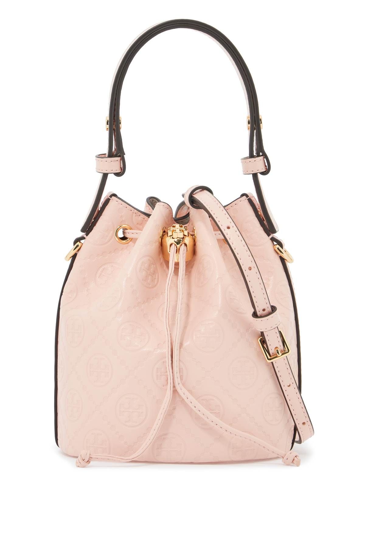 Tory Burch TORY BURCH mini t monogram leather bucket bag